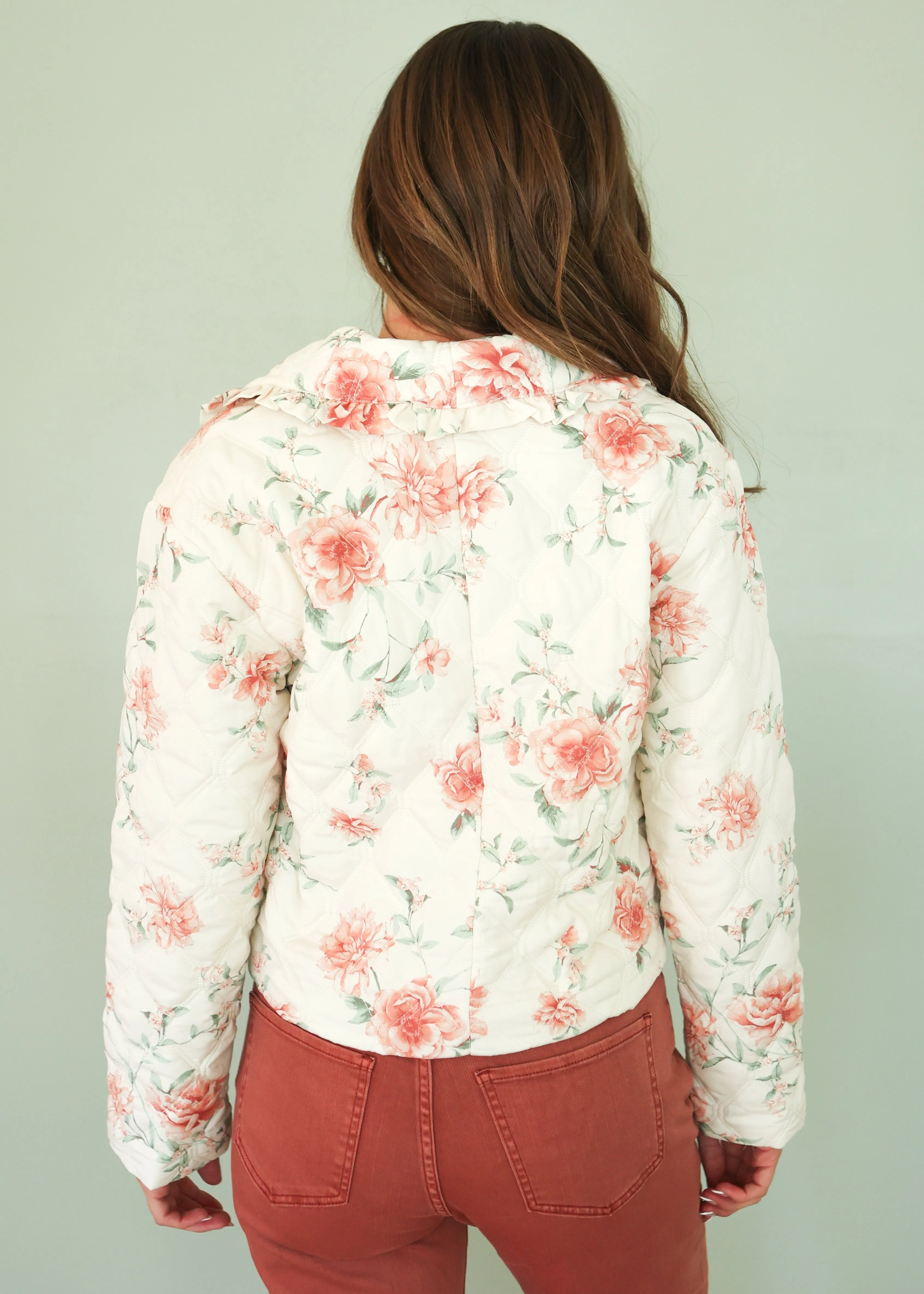 Kaitlin Quilted Floral Jacket