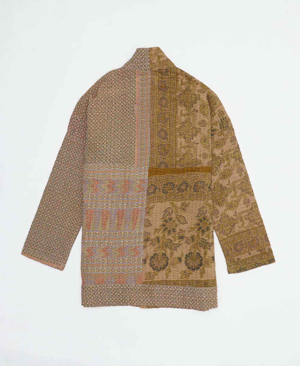 Kantha Quilted Jacket - No. 240510 - Small