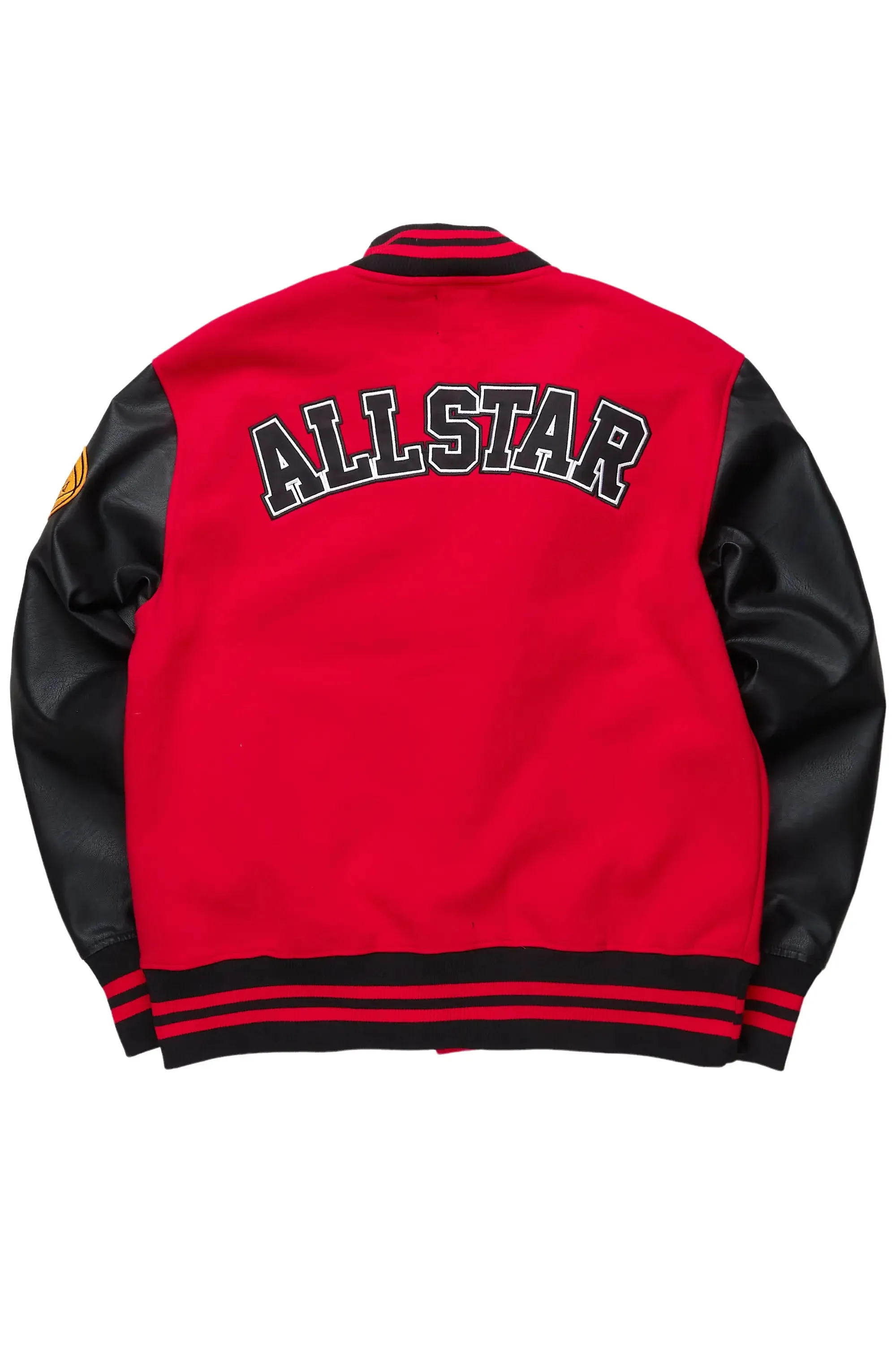 Kebi Red/Black Varsity Jacket