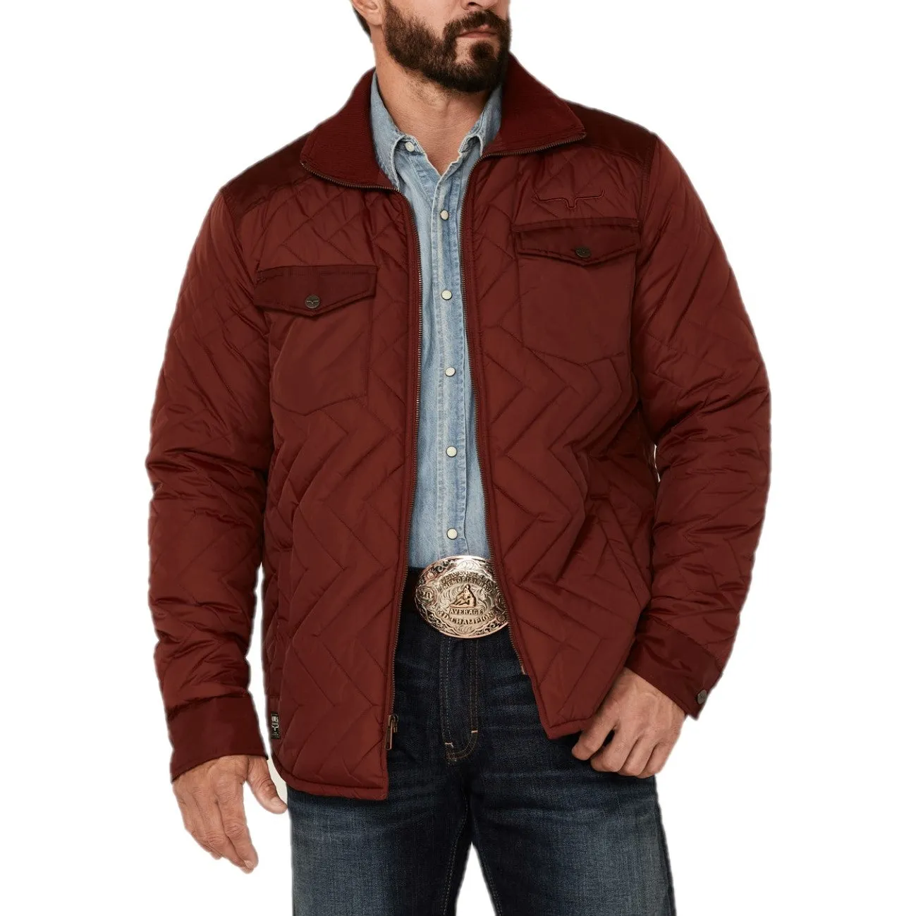 Kimes Ranch Men's Burgundy Skink  Jacket SKINK-BURG