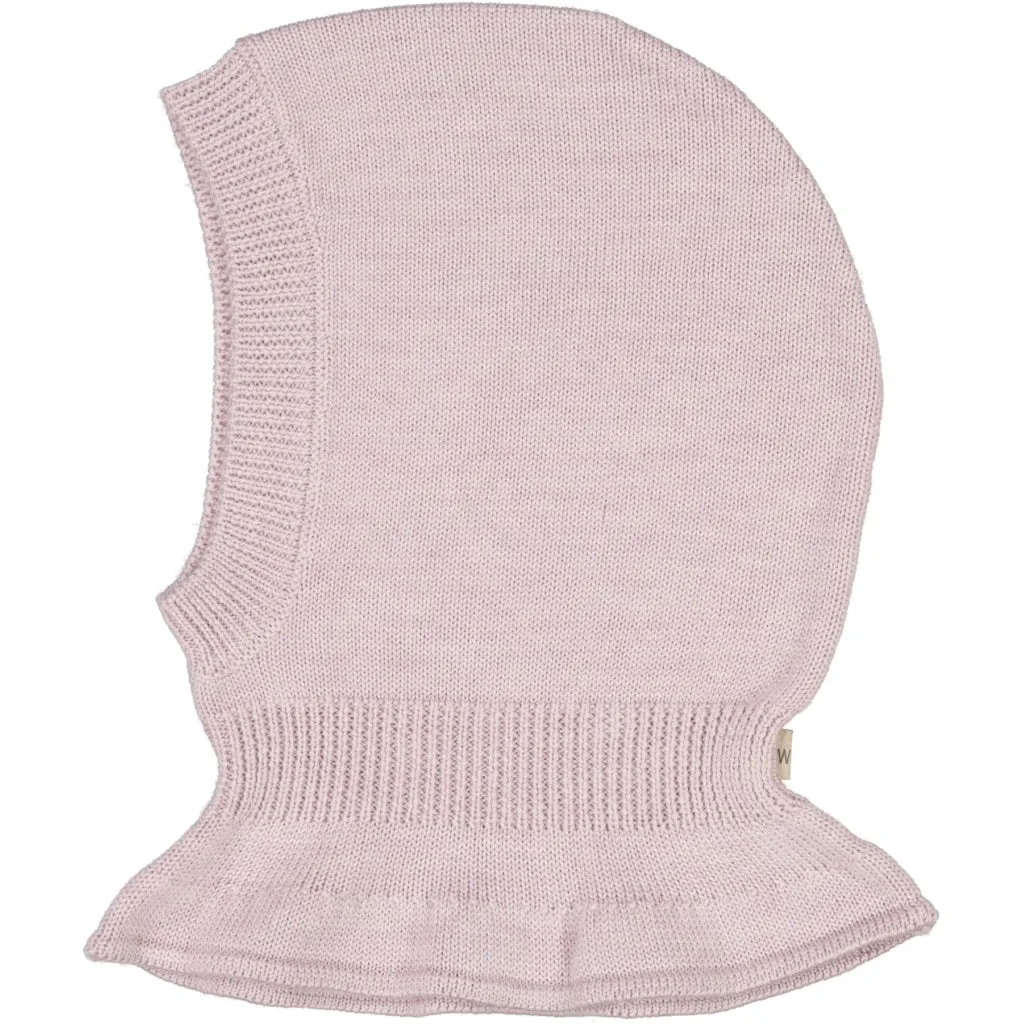 Knitted Balaclava Ello - dark powder