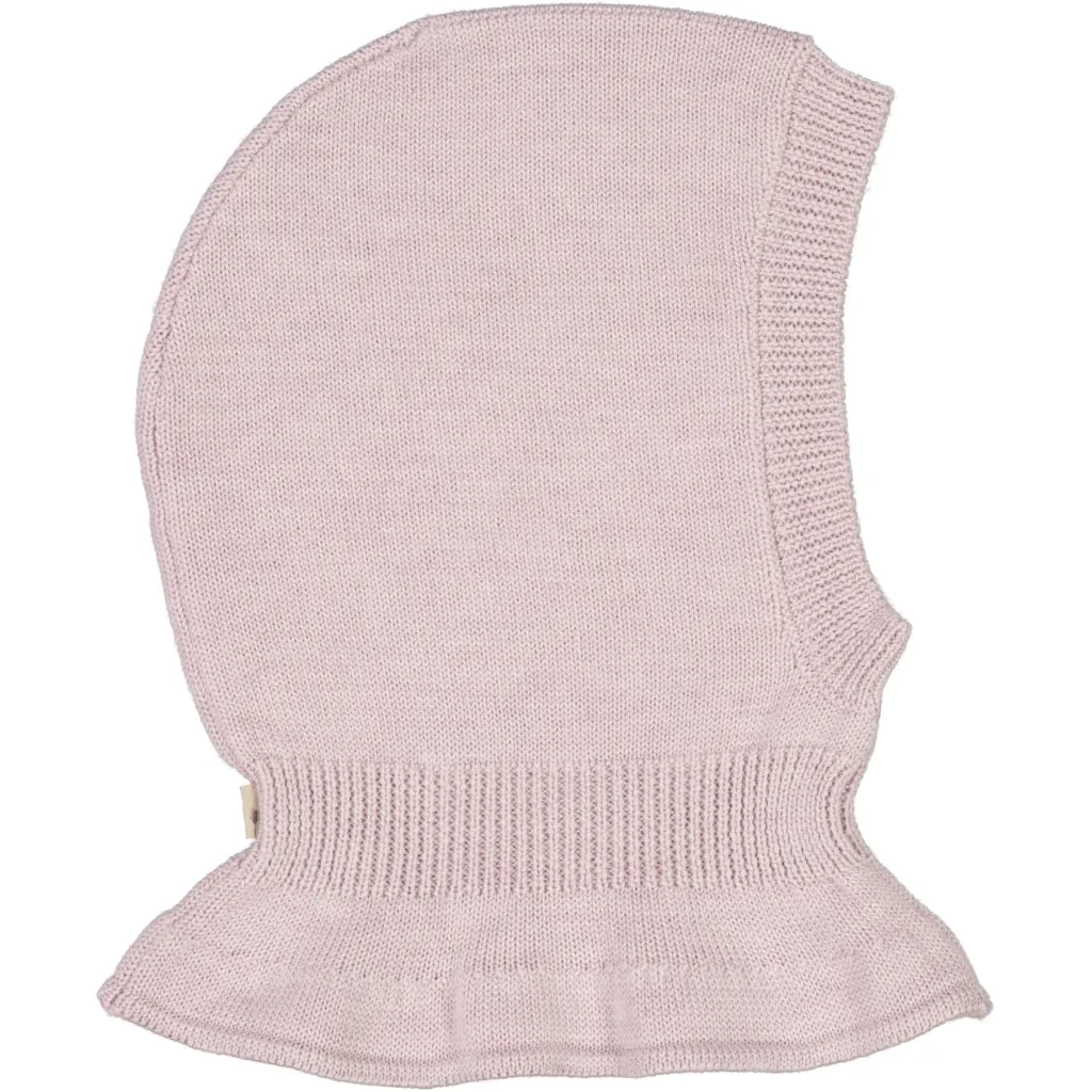 Knitted Balaclava Ello - dark powder