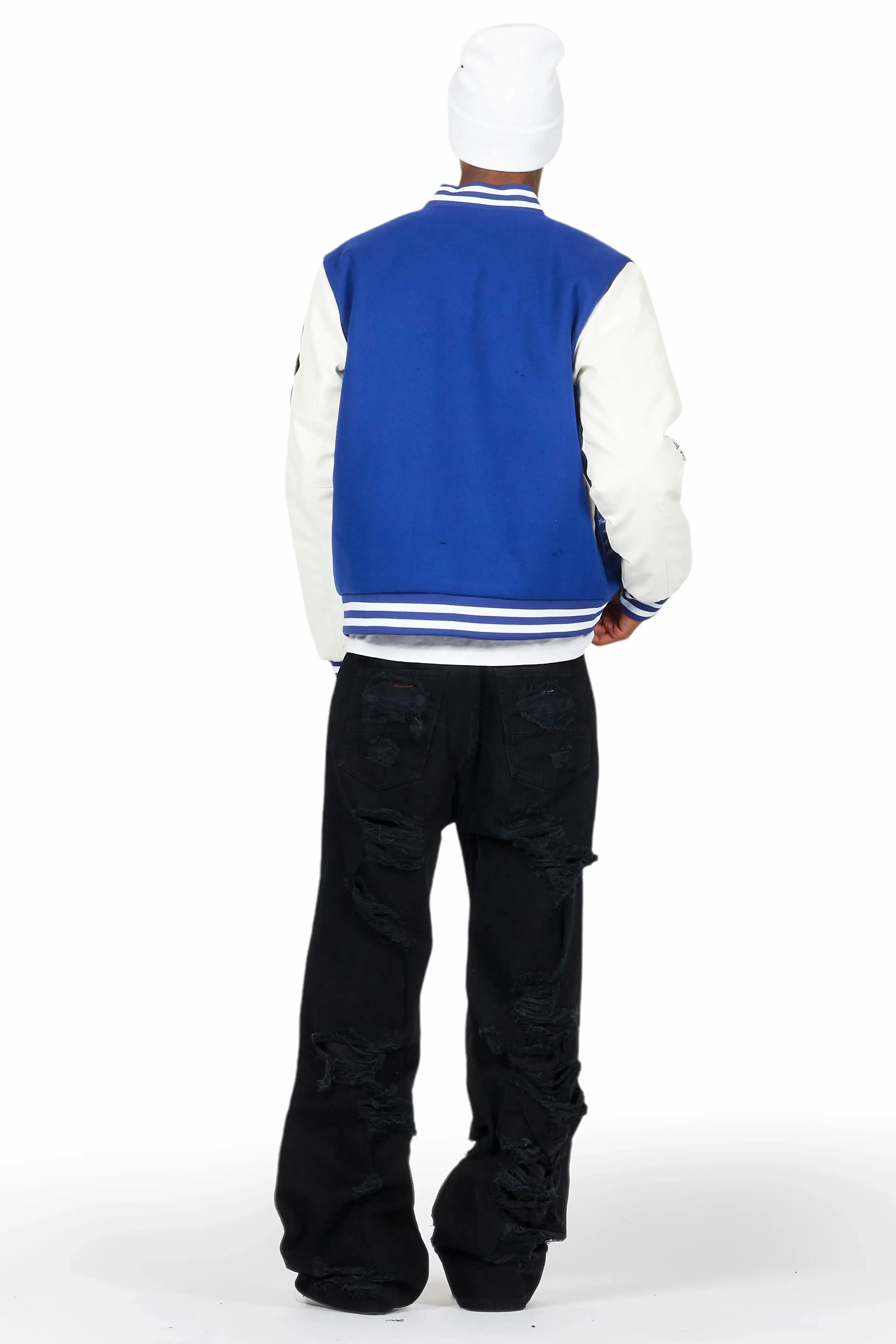 Leaner Royal Blue Bomber Jacket