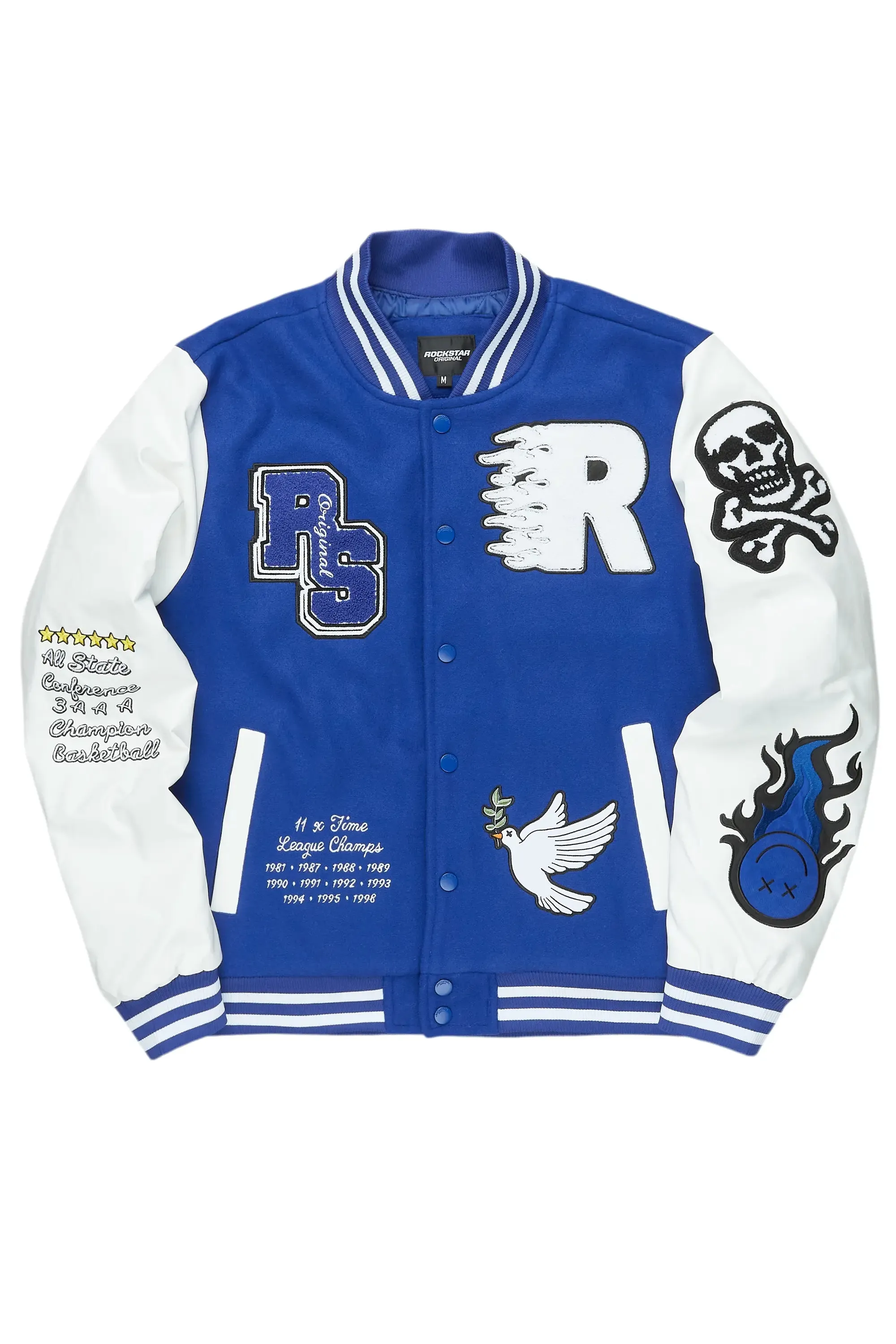 Leaner Royal Blue Bomber Jacket