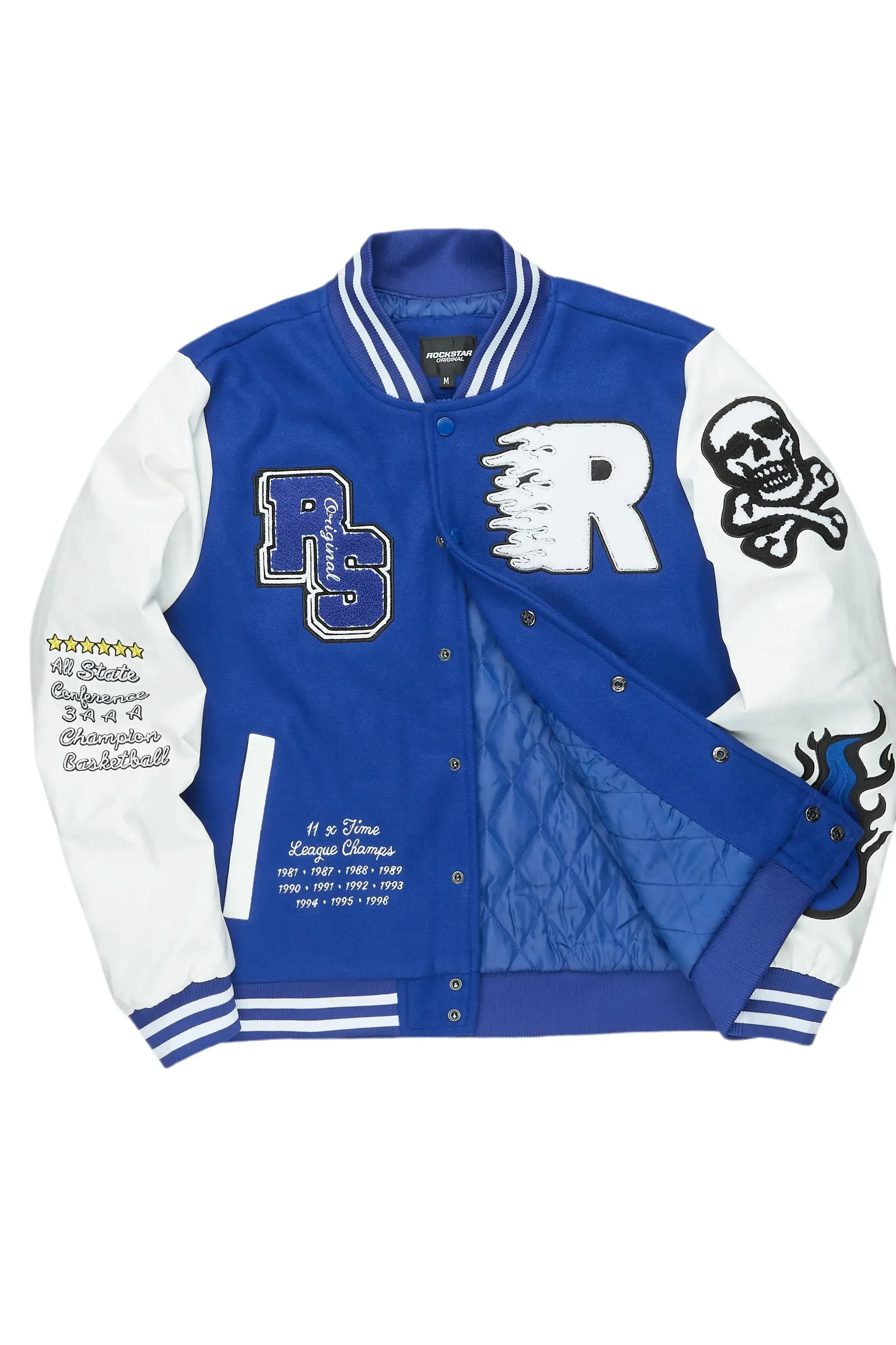 Leaner Royal Blue Bomber Jacket