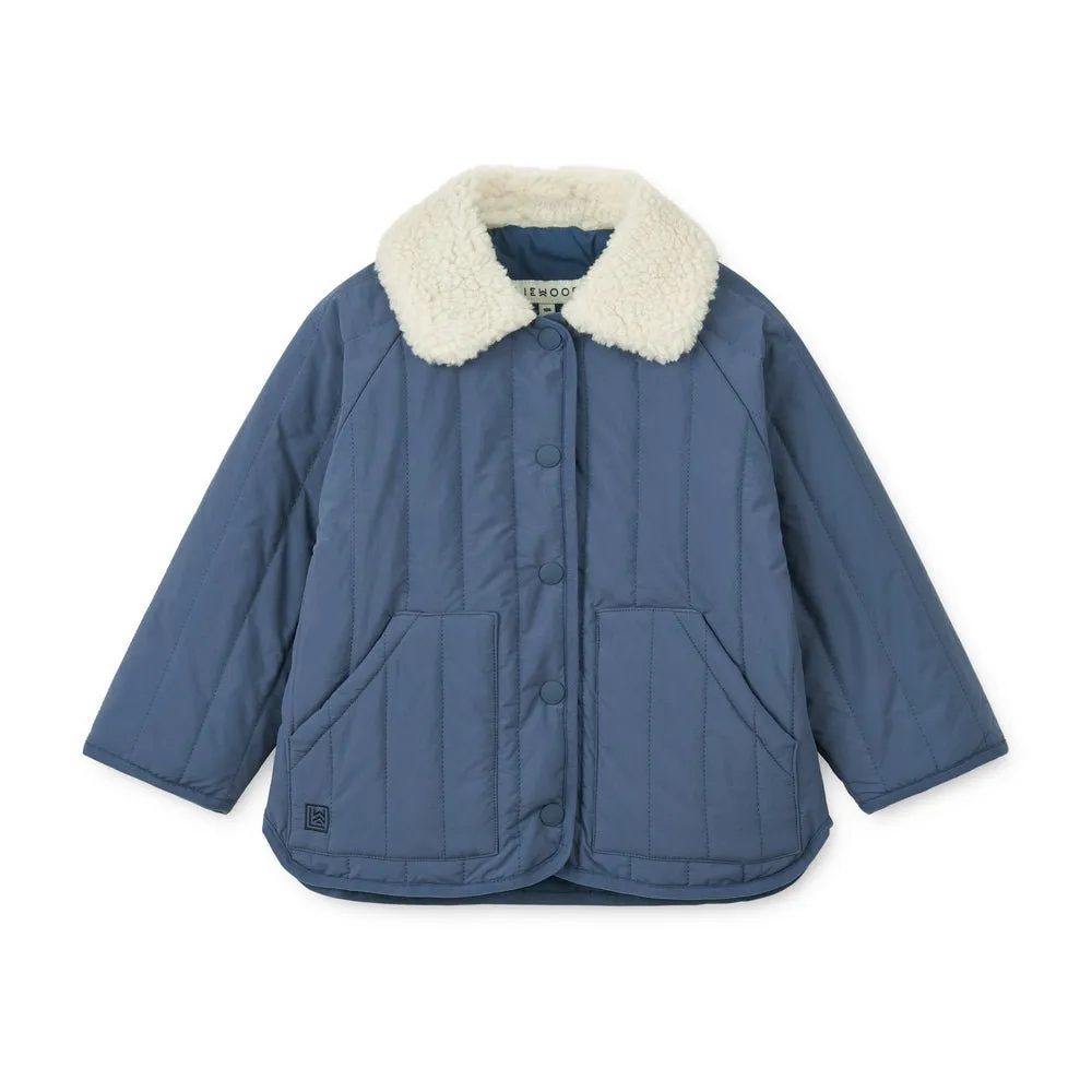 Liewood: Giro Kids Jacket - Sandy / Indigo Blue