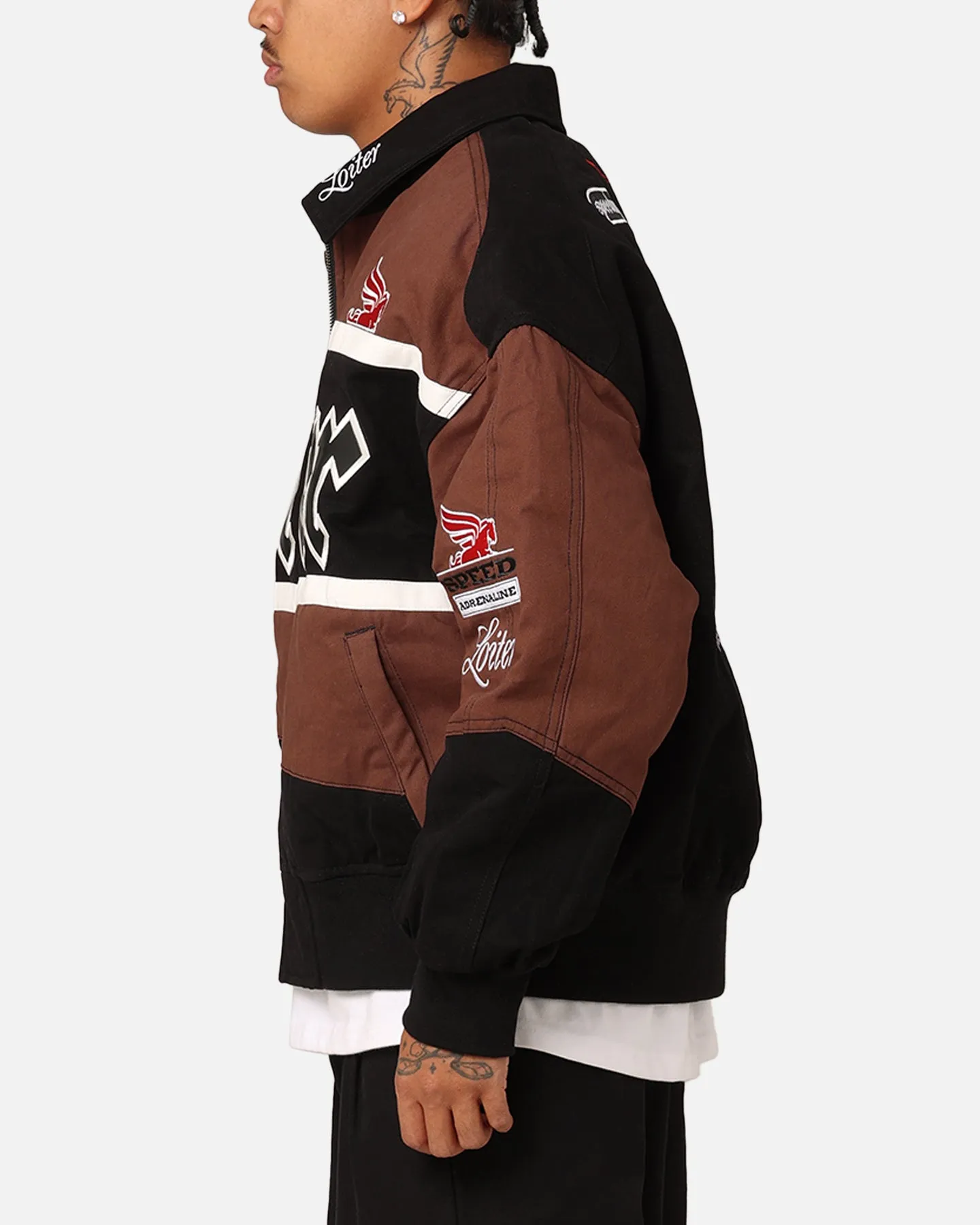 Loiter Drift Circuit Jacket Brown