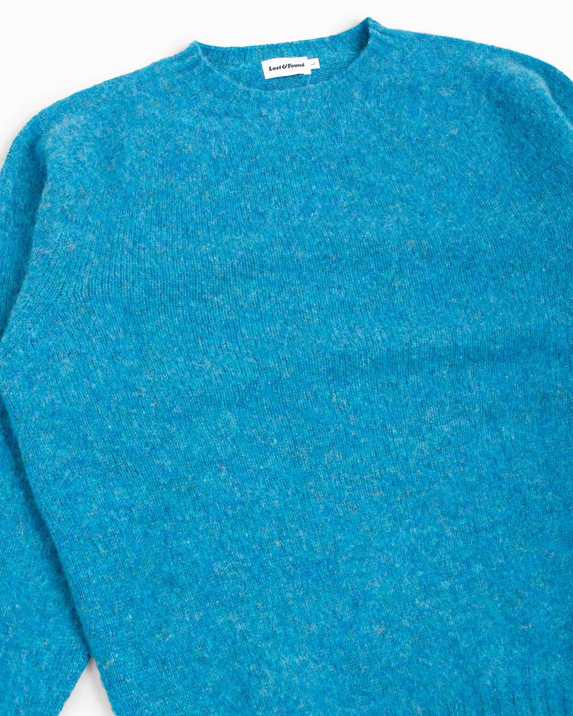 Lost & Found Shaggy Sweater Azure