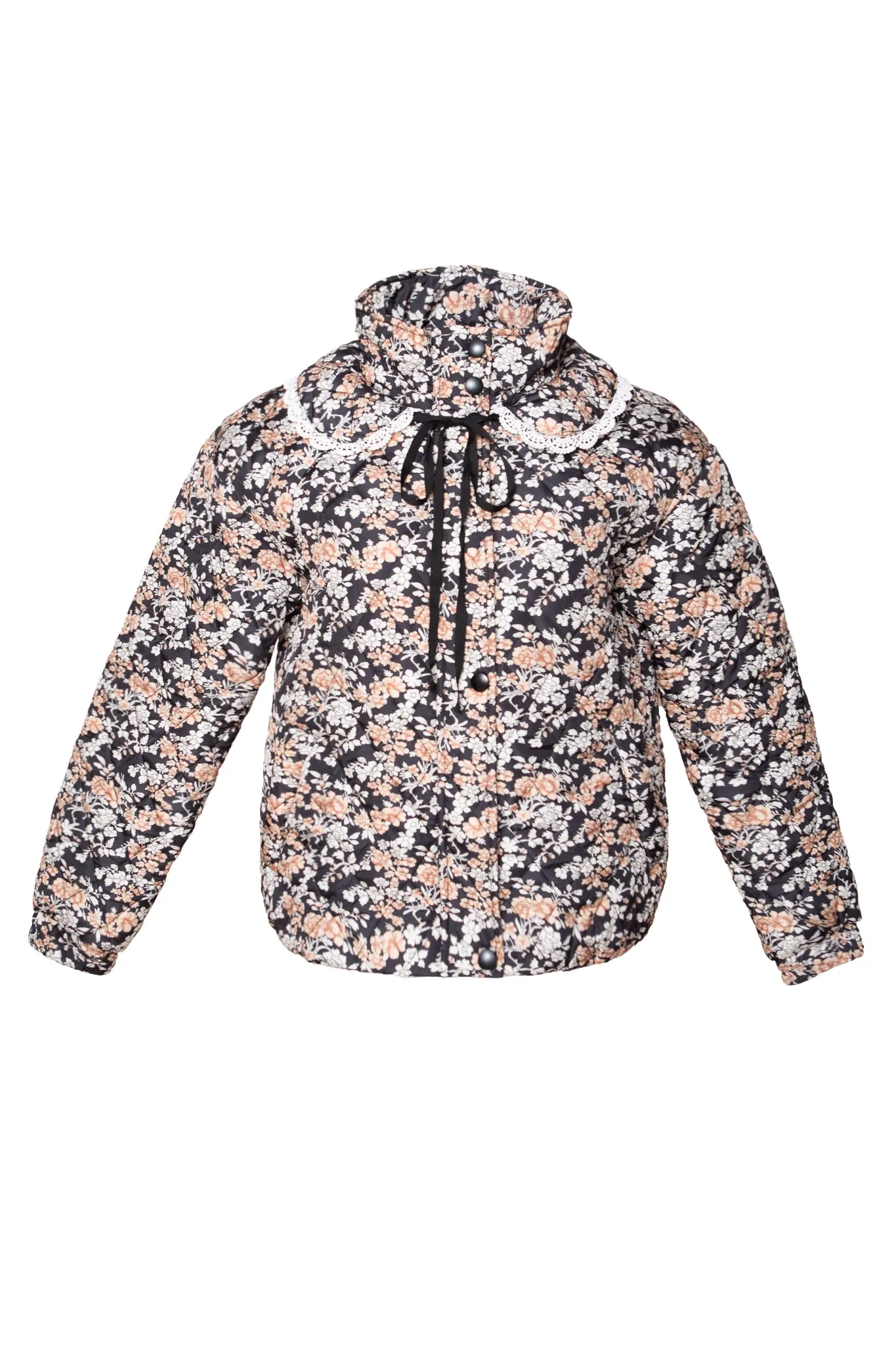 McKenna Quilted Jacket in Floral - FINAL SALE