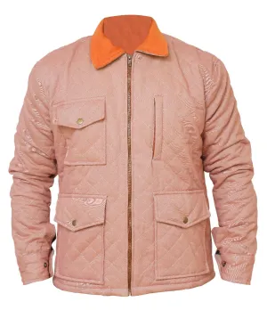 Men Quilted Cotton Jacket