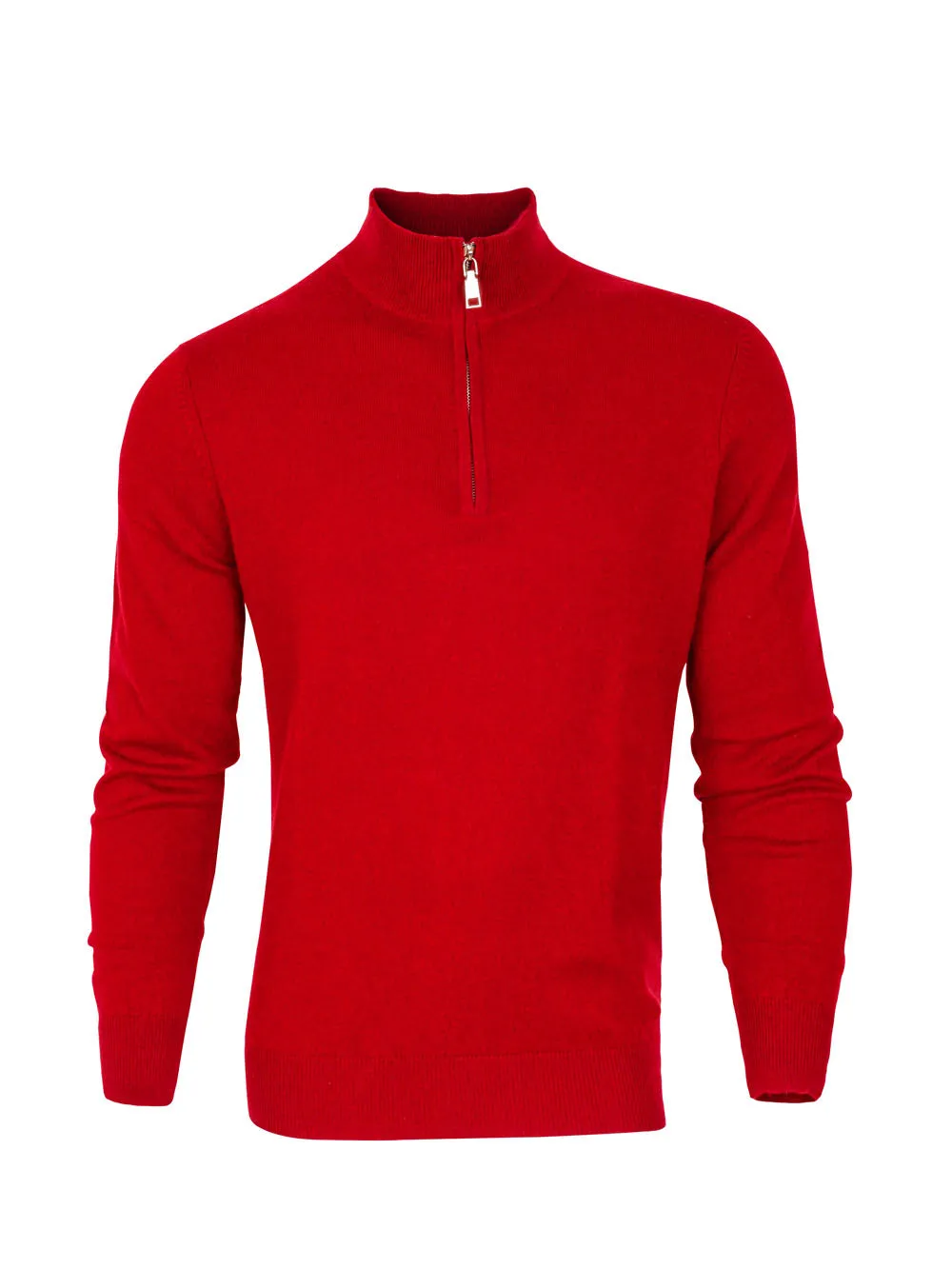 Men's 100% Mongolian Cashmere  Zip Sweater