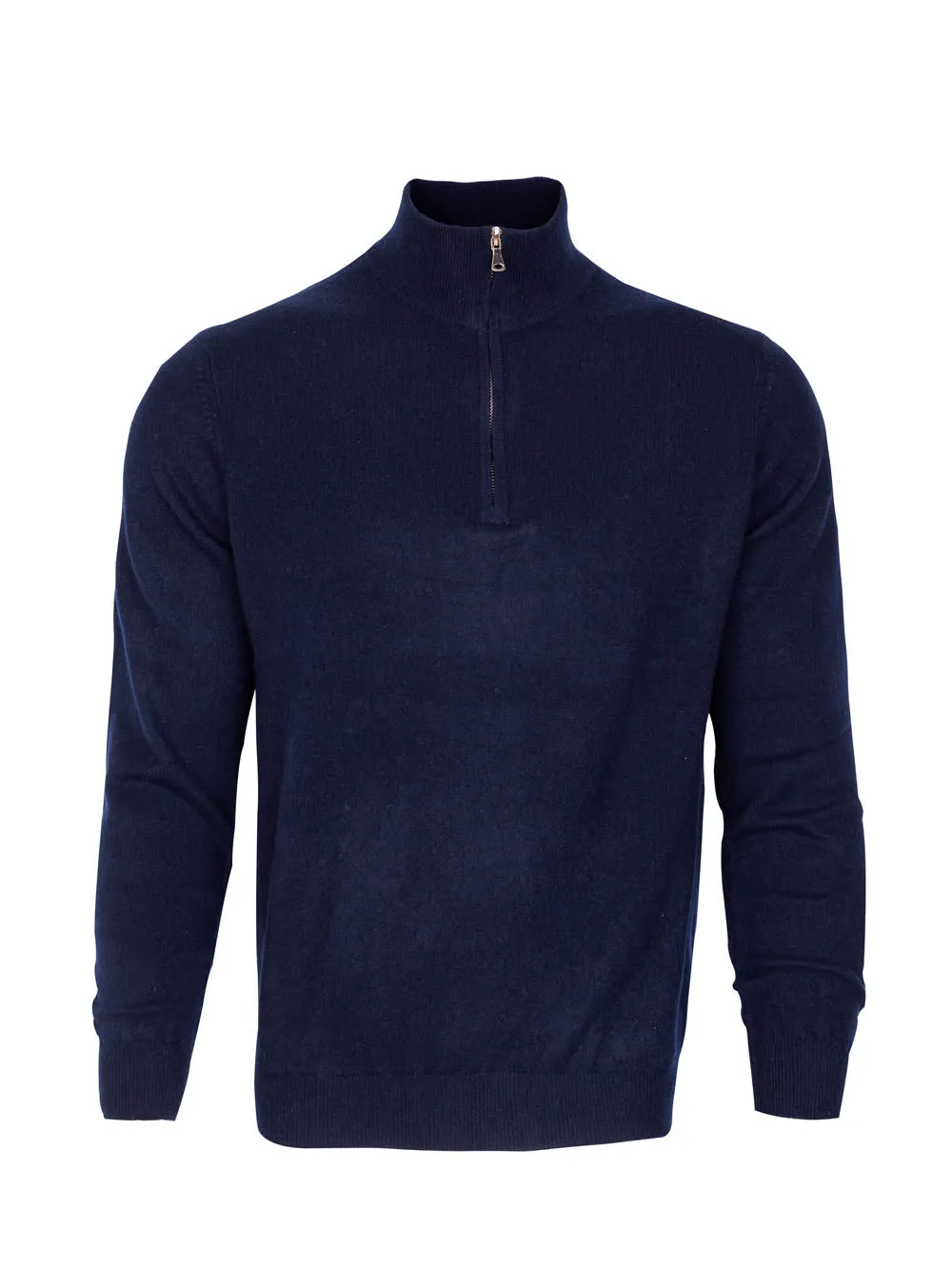 Men's 100% Mongolian Cashmere  Zip Sweater