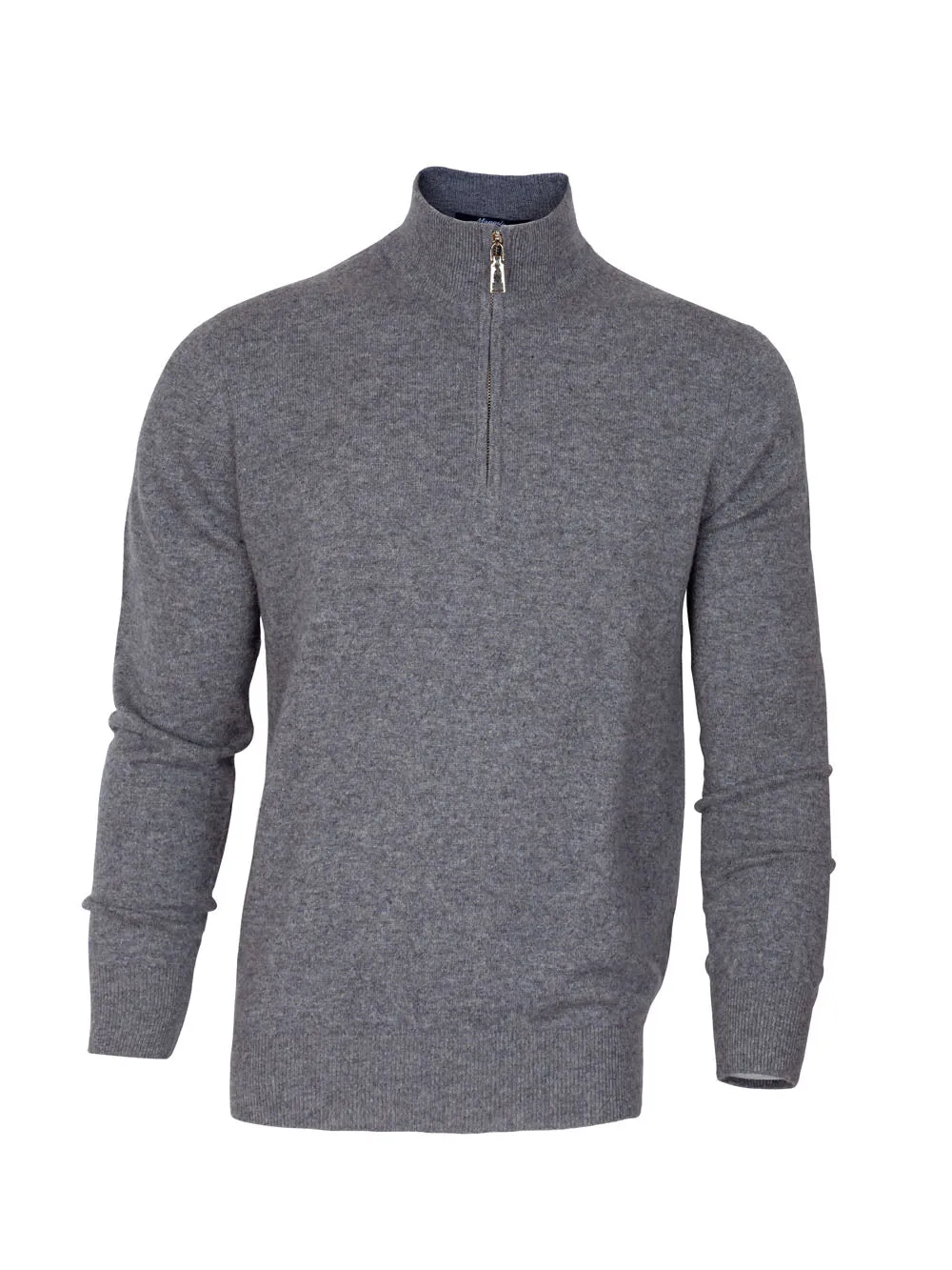 Men's 100% Mongolian Cashmere  Zip Sweater