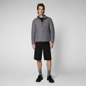 Men's  Animal free Puffer Jacket Erion in Mid Grey