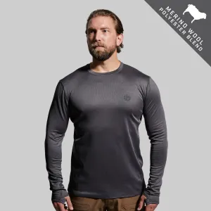 Men's Ridgeline Heavy Base Layer Top (Wolf Grey)