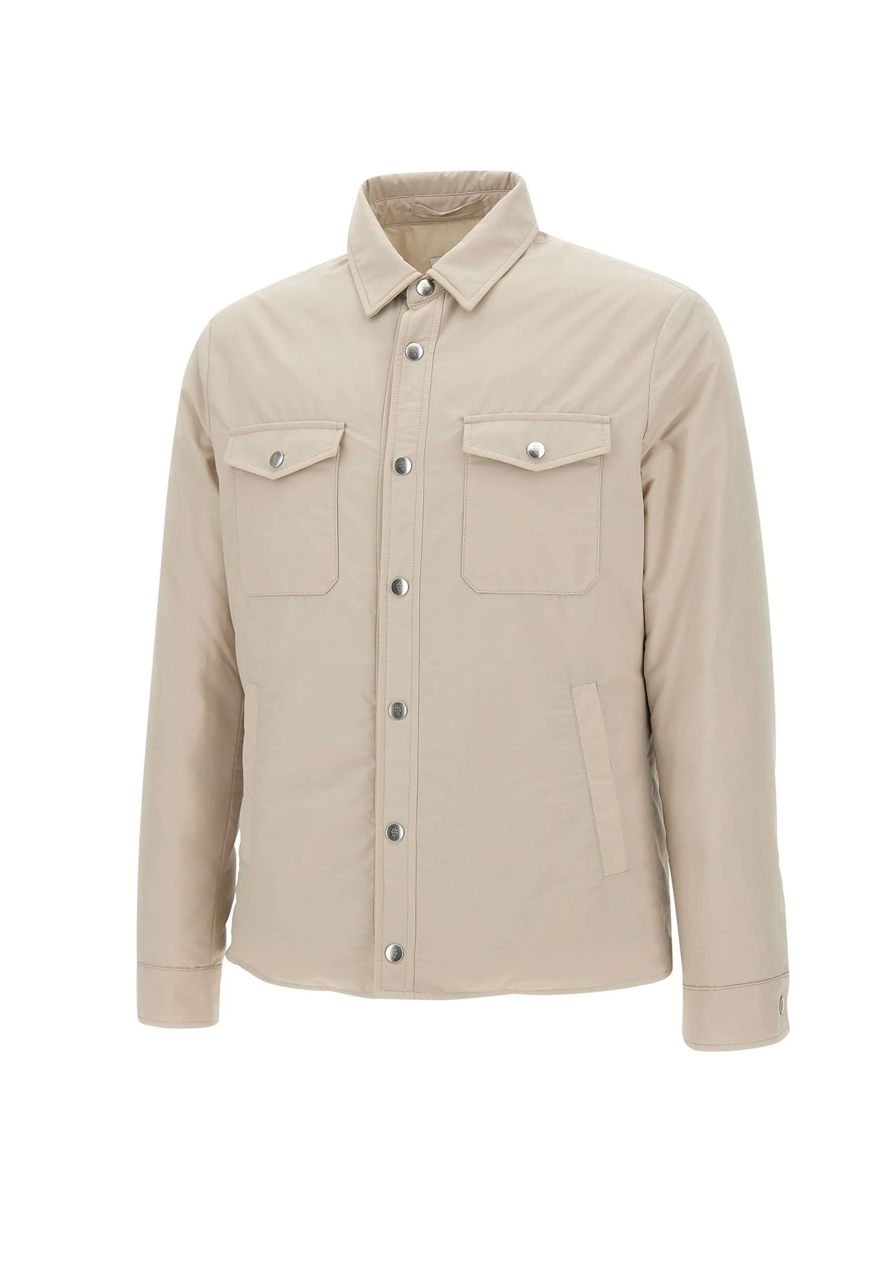 Men's Wool Overshirt Jacket Sand