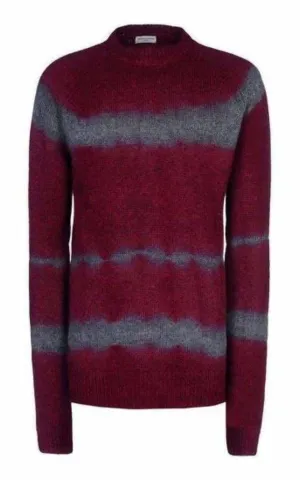 Miles Burgundy  Wool Sweater