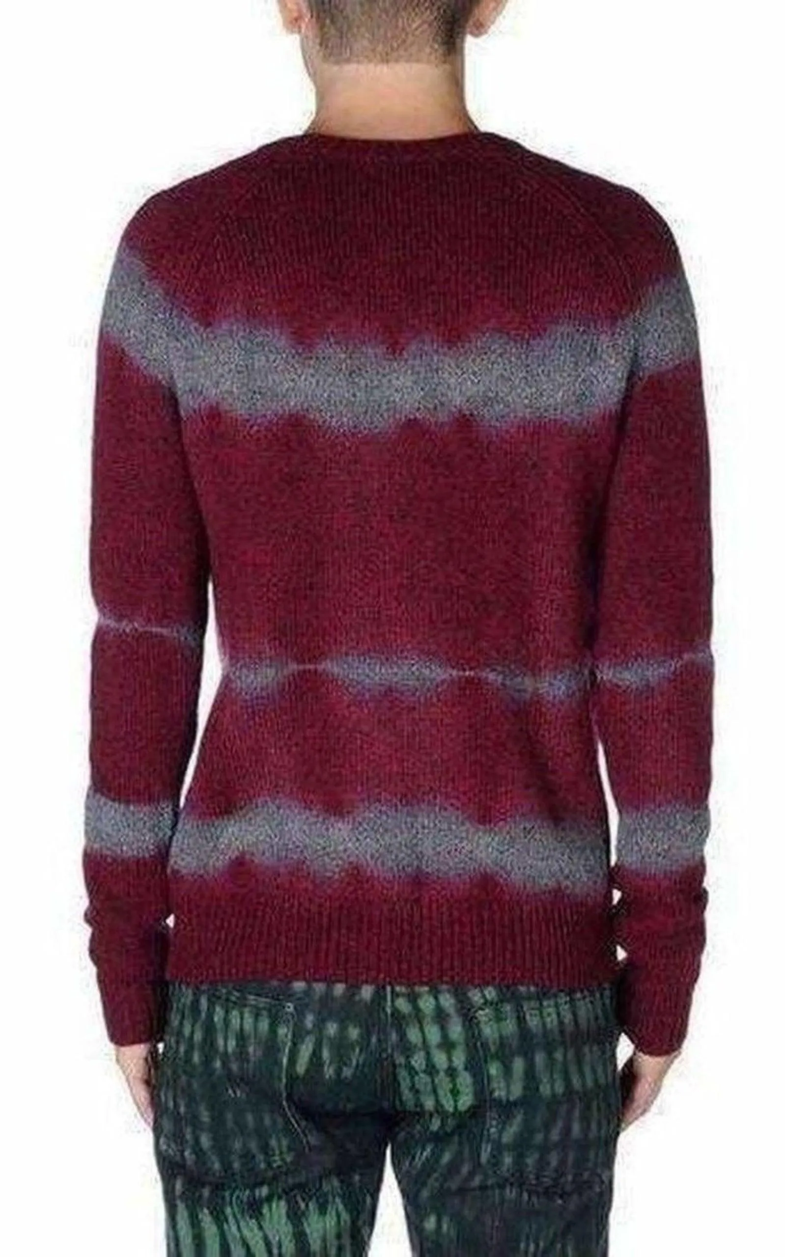 Miles Burgundy  Wool Sweater