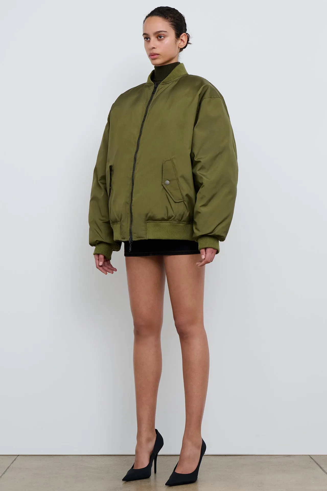 Military Reversible Bomber Jacket