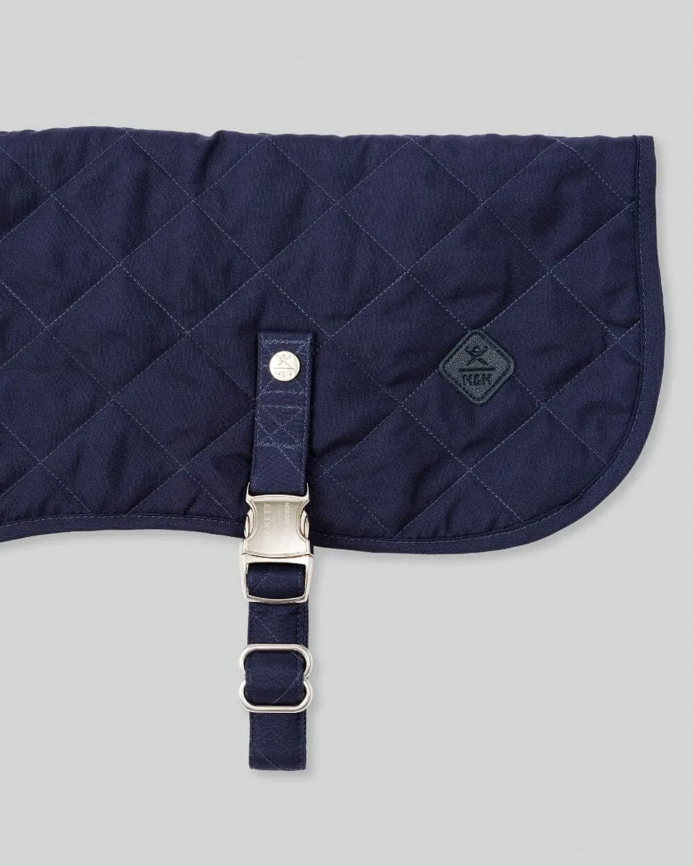 Navy Quilted Dog Jacket