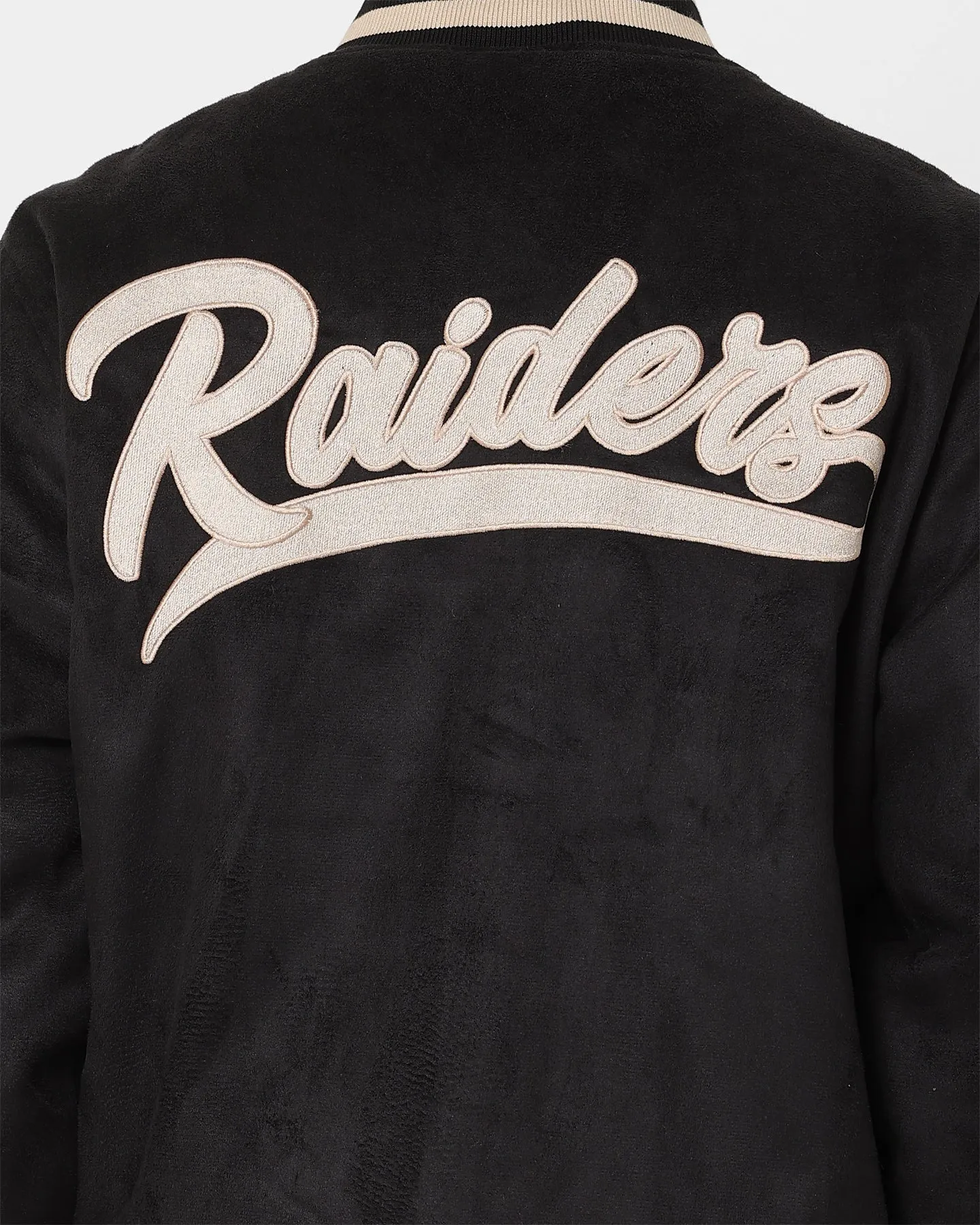 New Era Las Vegas Raiders Suede Jacket Black