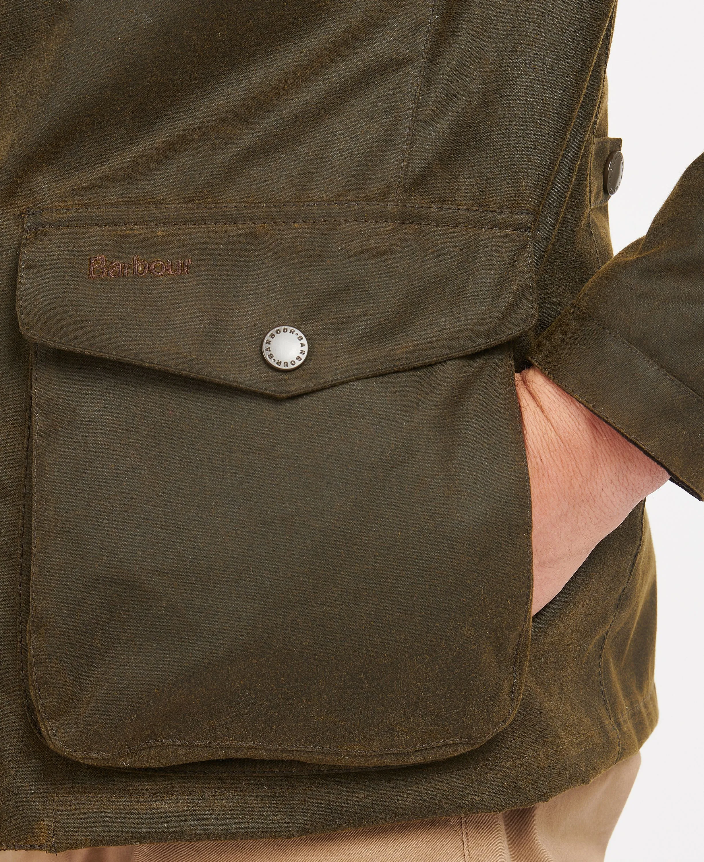 Ogston Wax Jacket - Olive