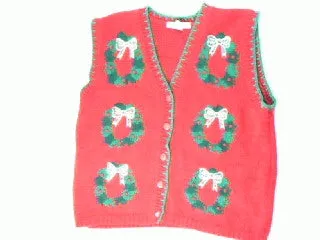 Oh Christmas Wreath Oh Christmas Wreath-Large Christmas Sweater