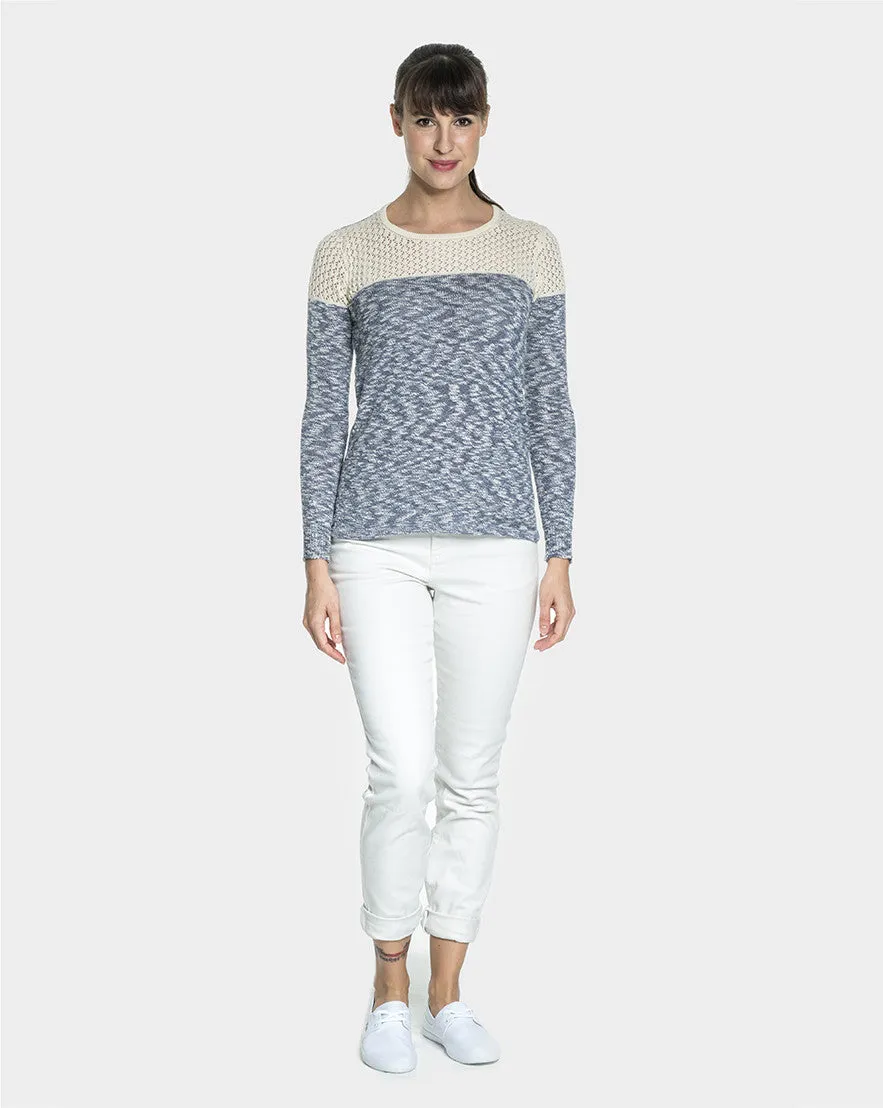 Organic Cotton blend Laced knit