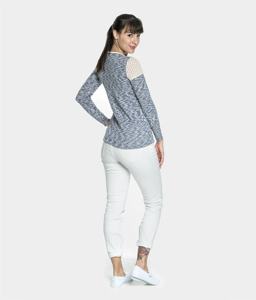 Organic Cotton blend Laced knit