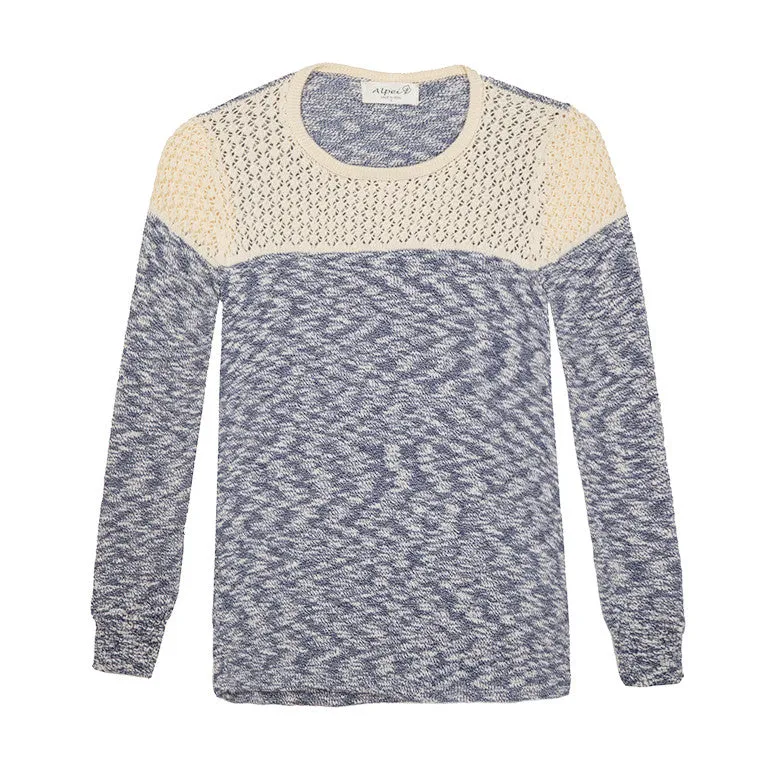 Organic Cotton blend Laced knit