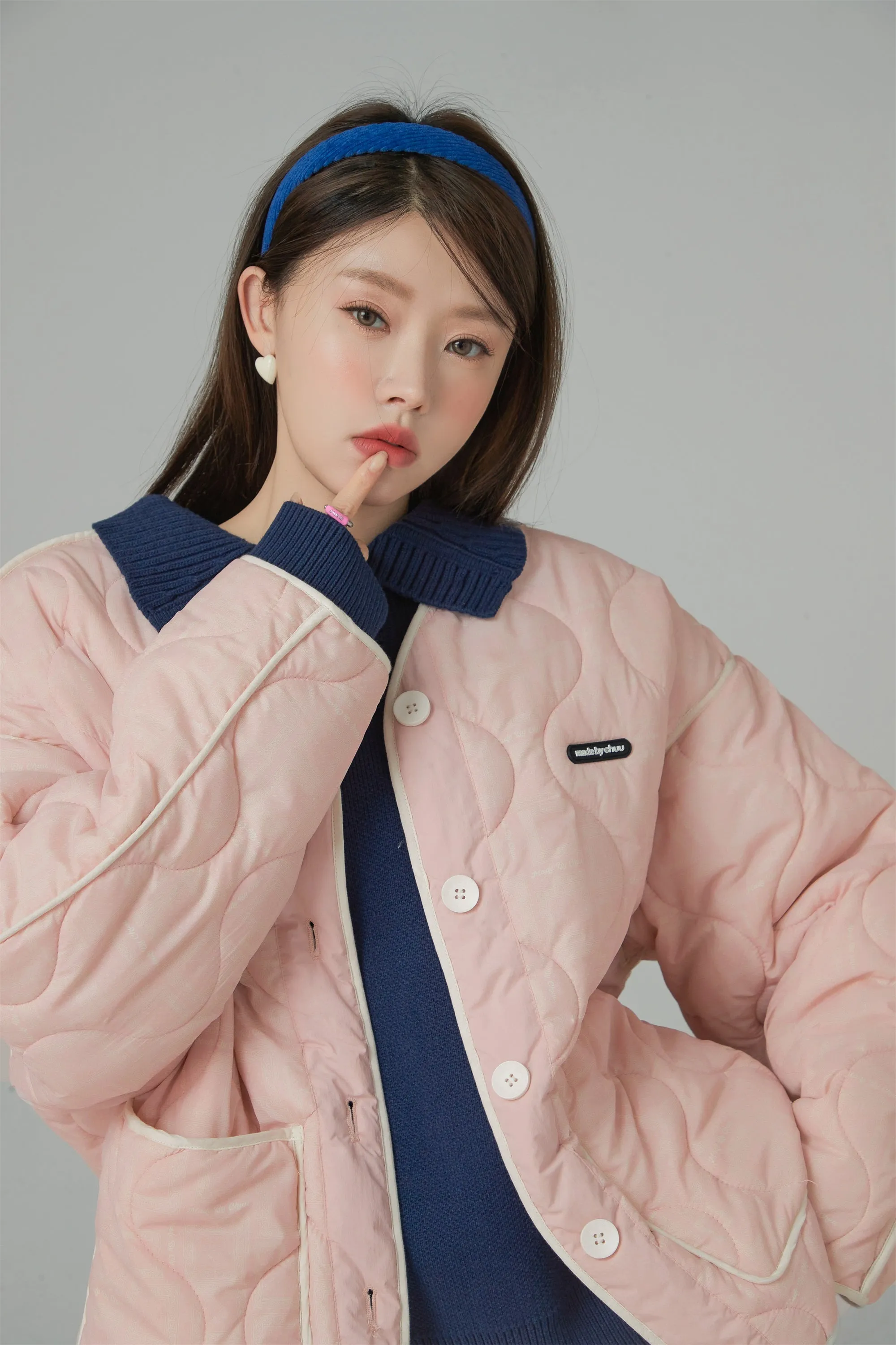 Over The Drama Pocket Wave Quilted Jacket