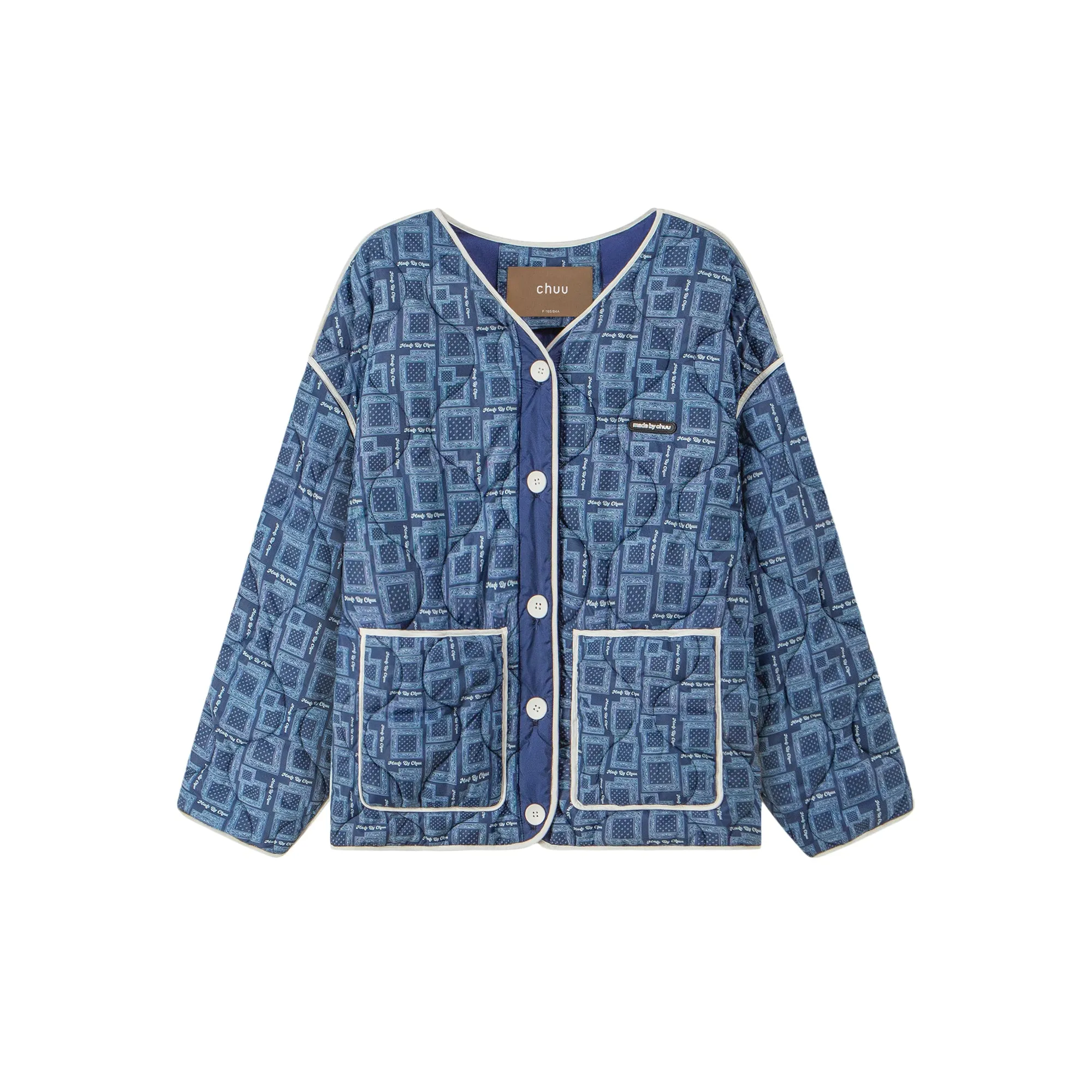 Over The Drama Pocket Wave Quilted Jacket