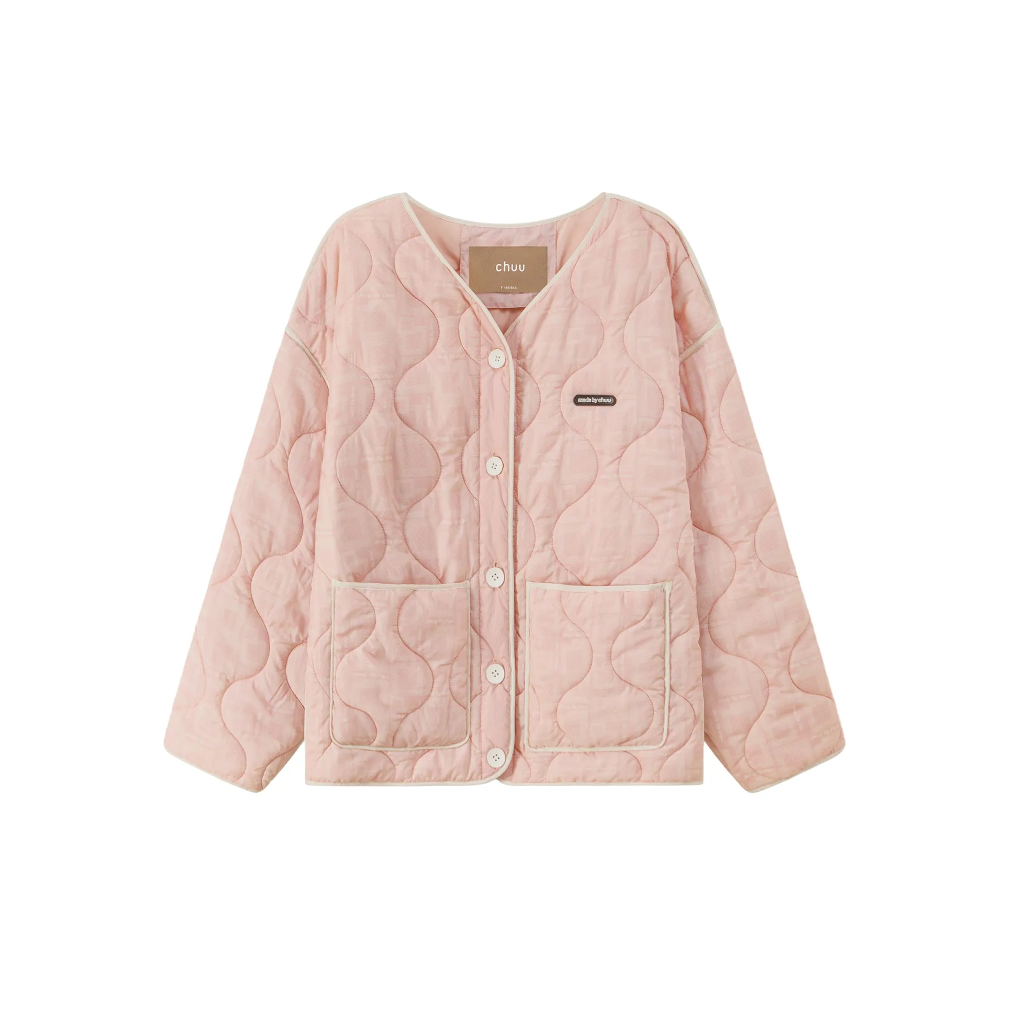 Over The Drama Pocket Wave Quilted Jacket