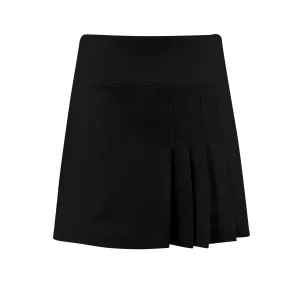 #Pansies in Paris Black Semi Pleat Skirt