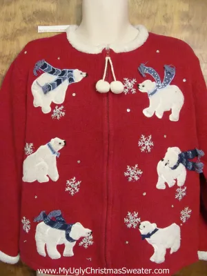 Polar Bear Club Ugly Festive Xmas Sweater