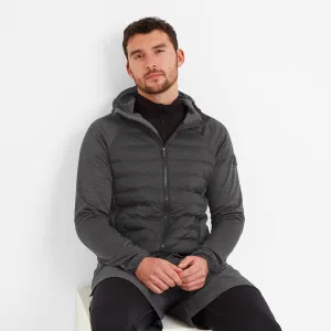 Postill Mens Insulated Hybrid Hoody - Black