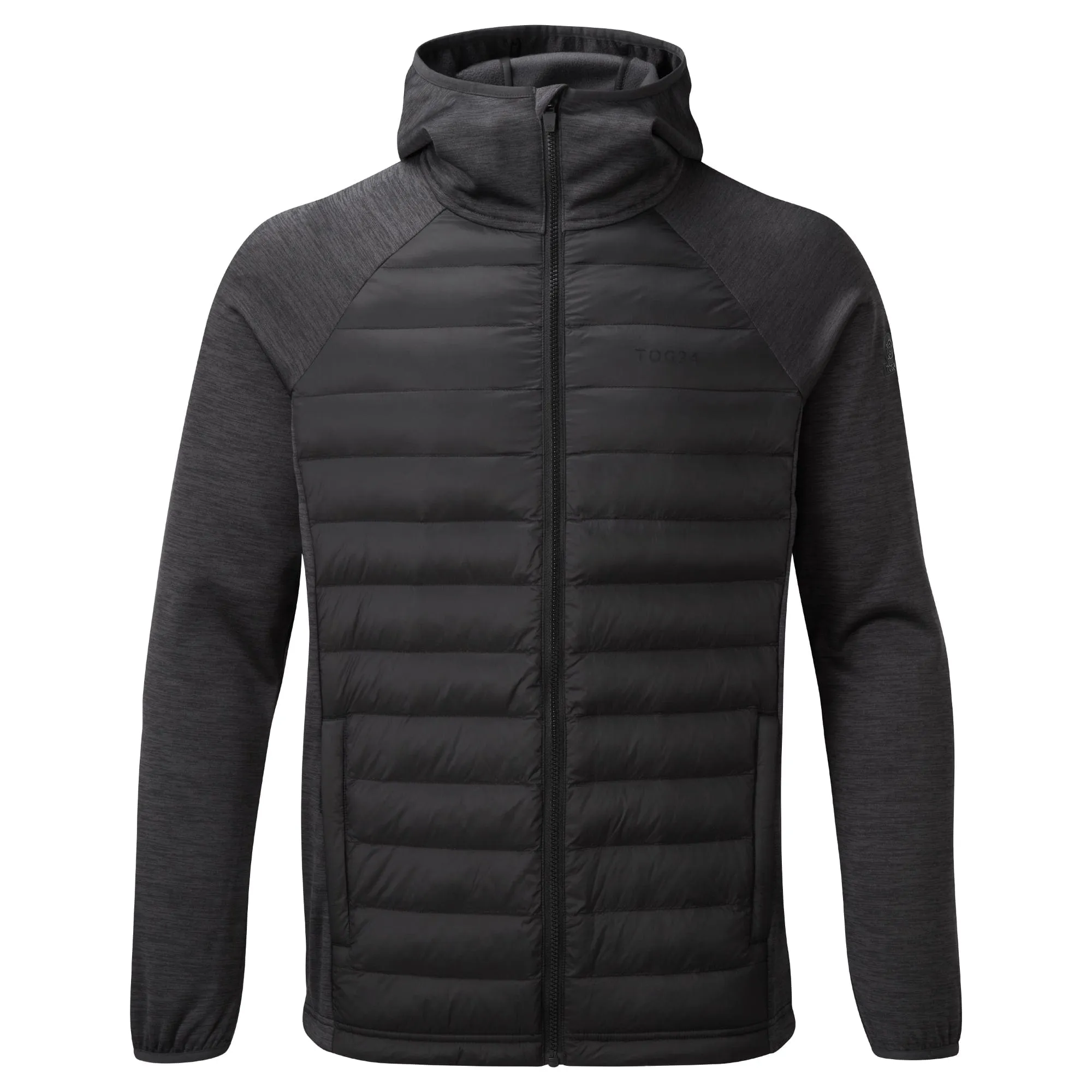 Postill Mens Insulated Hybrid Hoody - Black