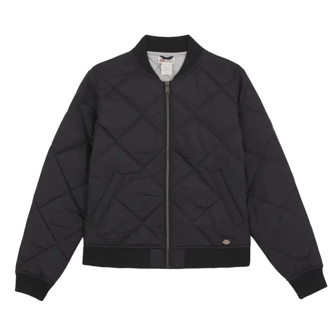 Quilted Bomber Jacket - Black by Dickies