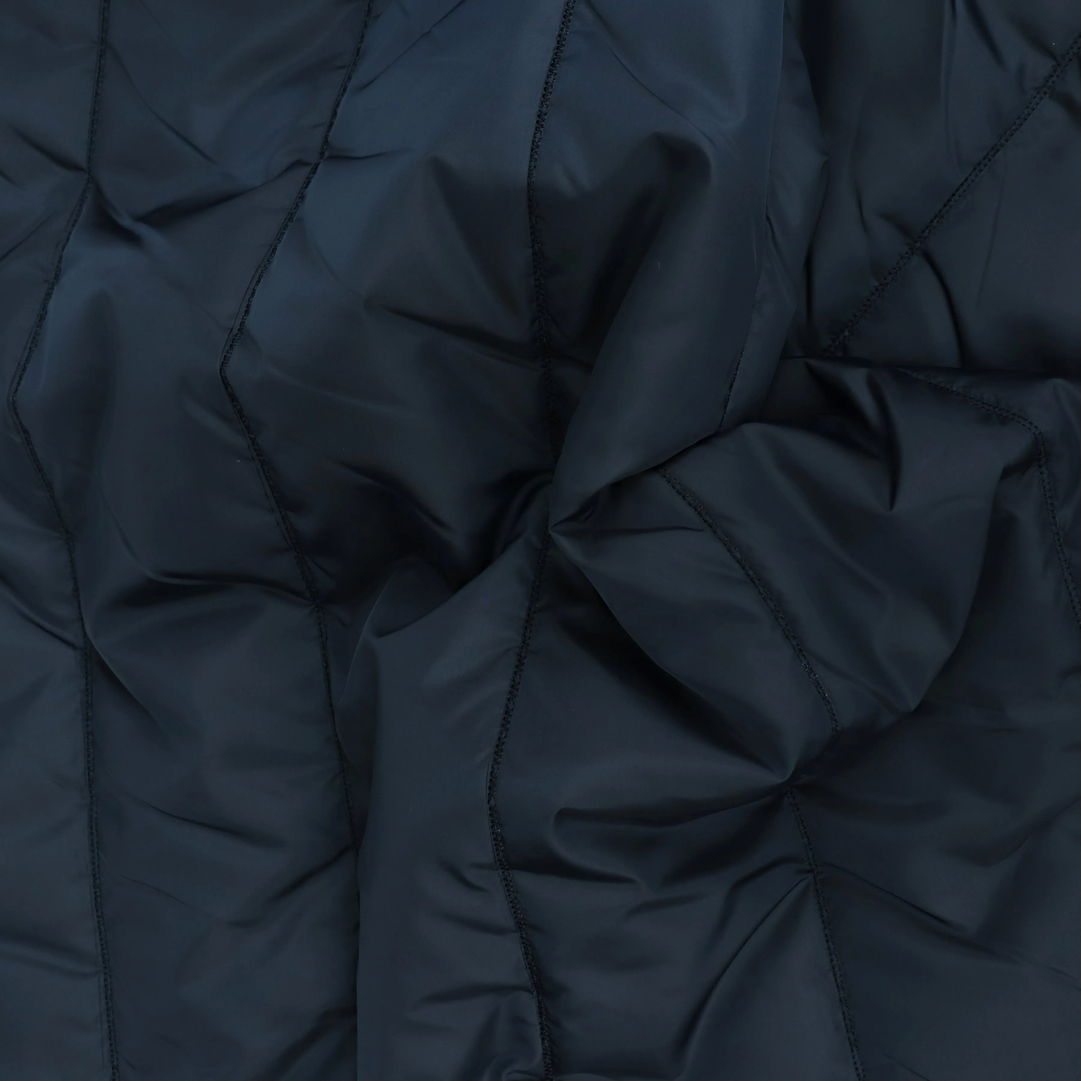 Quilted Coating - Navy - SALE