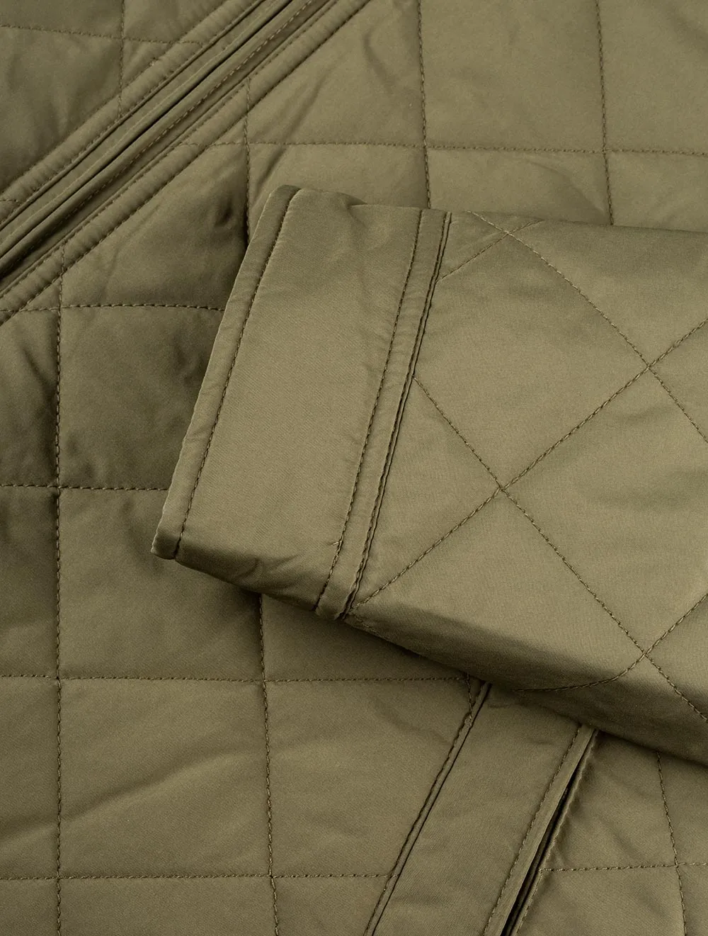 Quilted Windcheater Utility Green