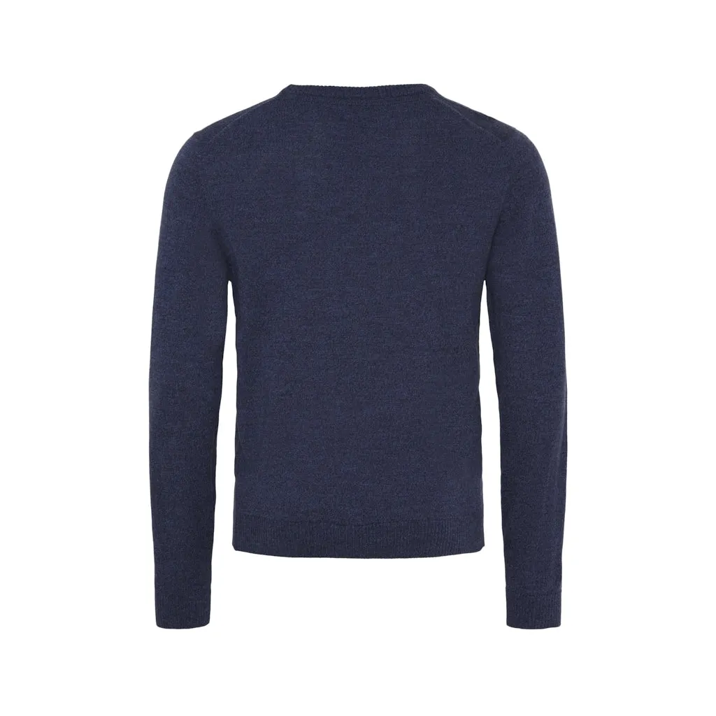 Roger Knit - Navy Melange