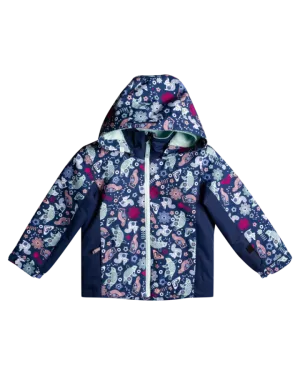 Roxy Snowy Tale Kids Snow Jacket - Medieval Blue Neo - 2023