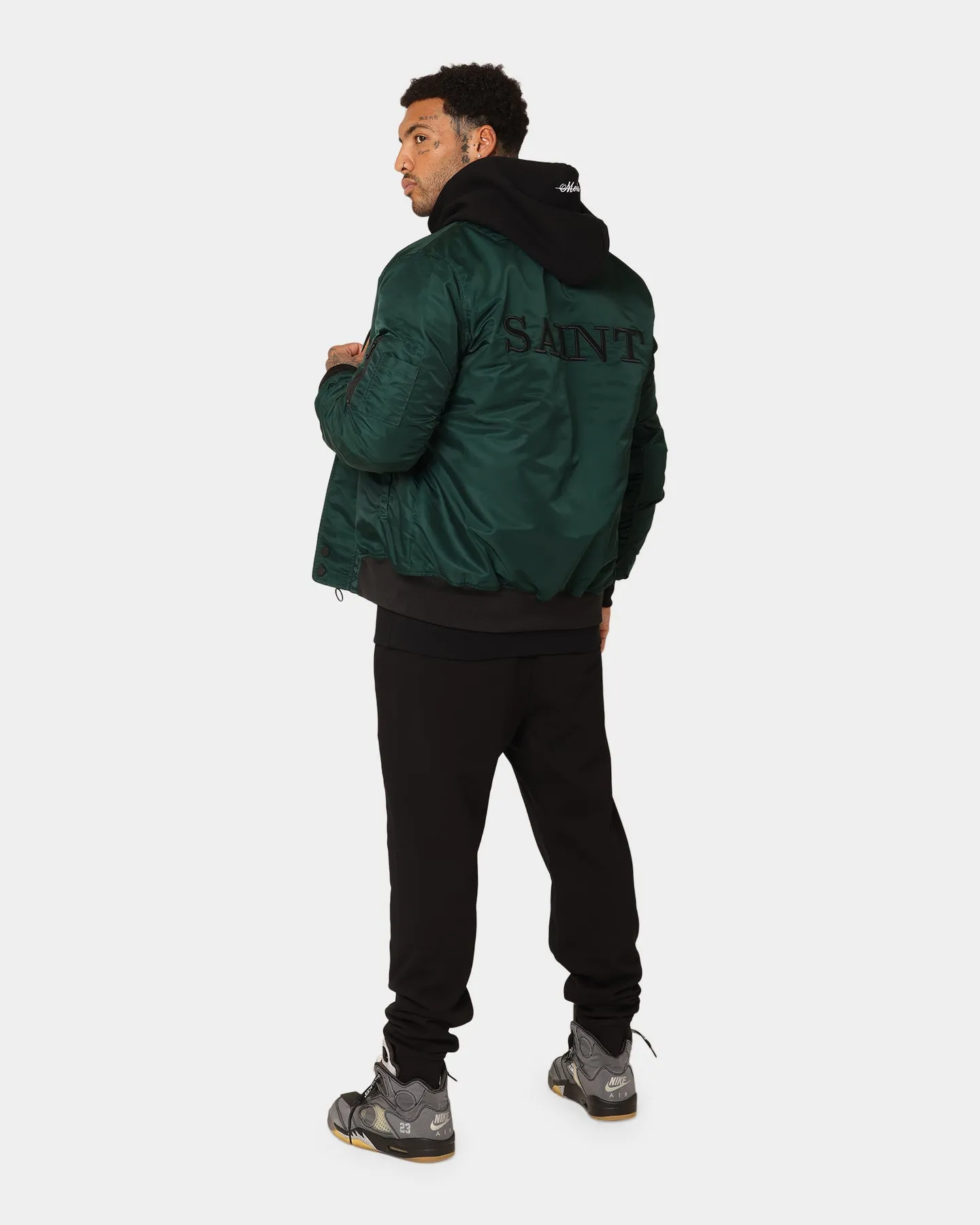 Saint Morta Annex Bomber Jacket Stadium Green