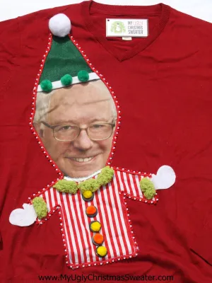 Senator Bernie Sanders Christmas Sweater