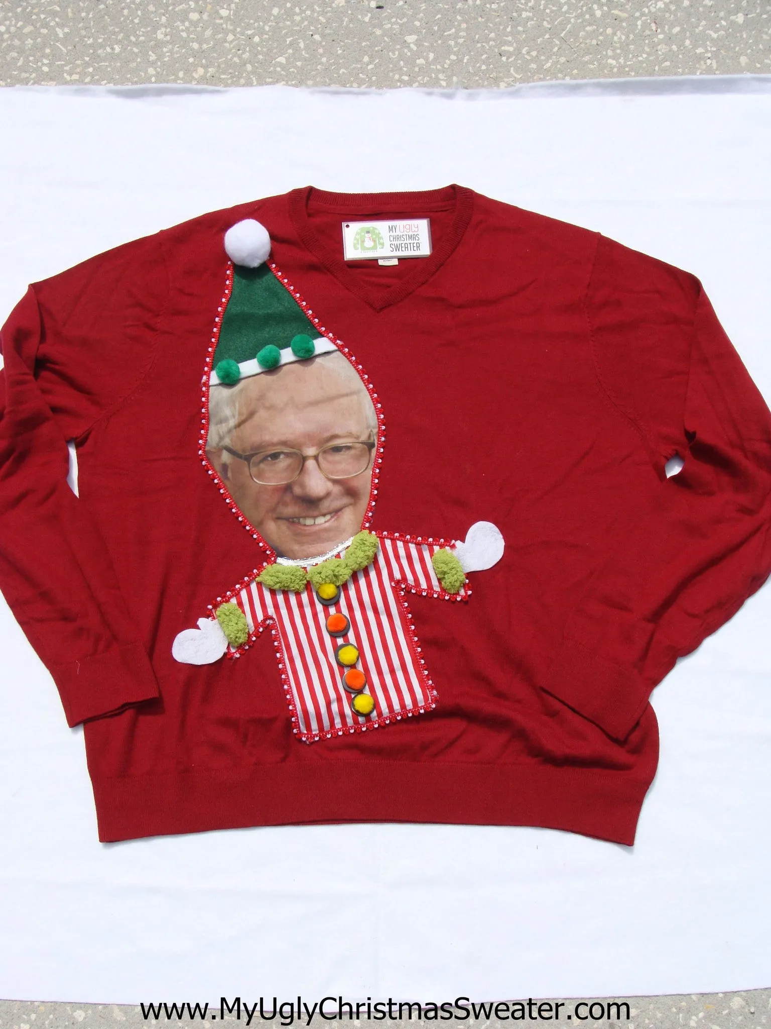 Senator Bernie Sanders Christmas Sweater