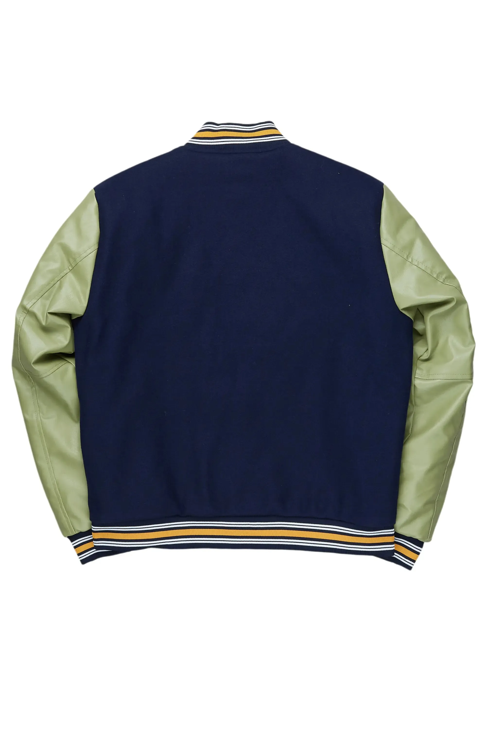 Shexter Navy Varsity Jacket