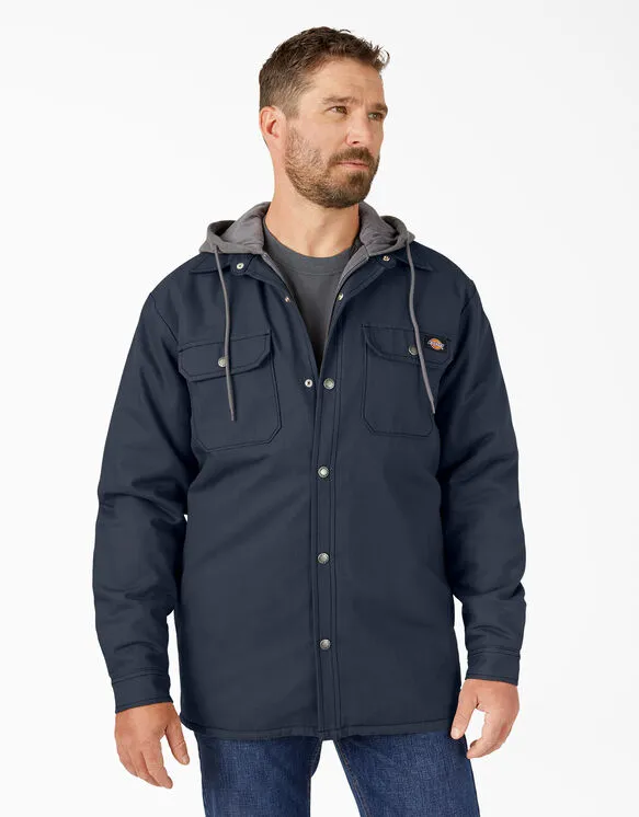 Shirt Jacket - Dickies Fleece Hooded Duck Shirt Jacket with Hydroshield TJ213