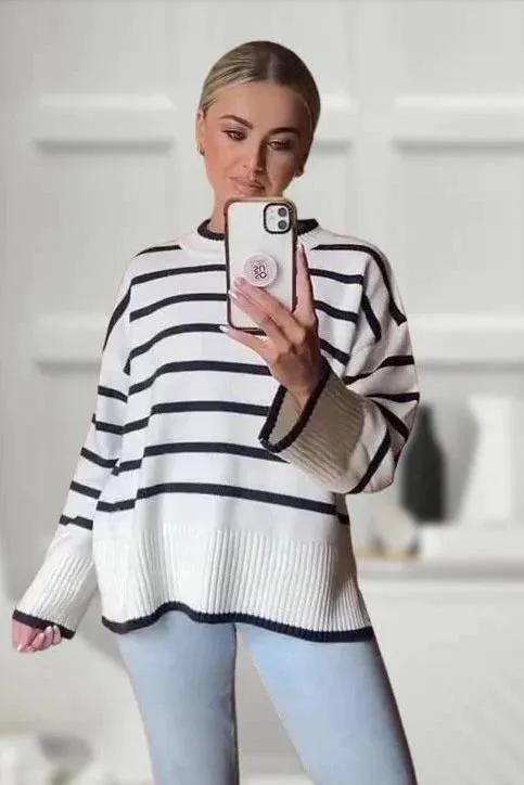 Striped Oversized Jumper