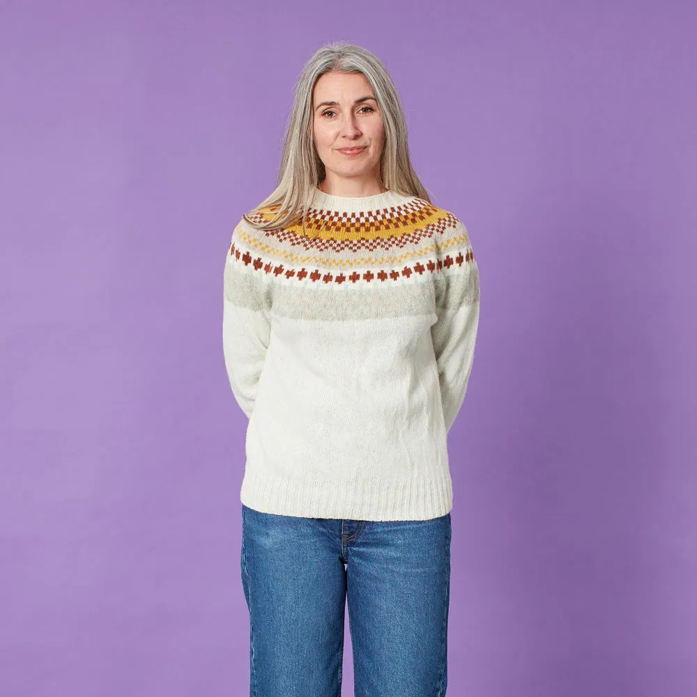 Taigh Yoke Jumper - White