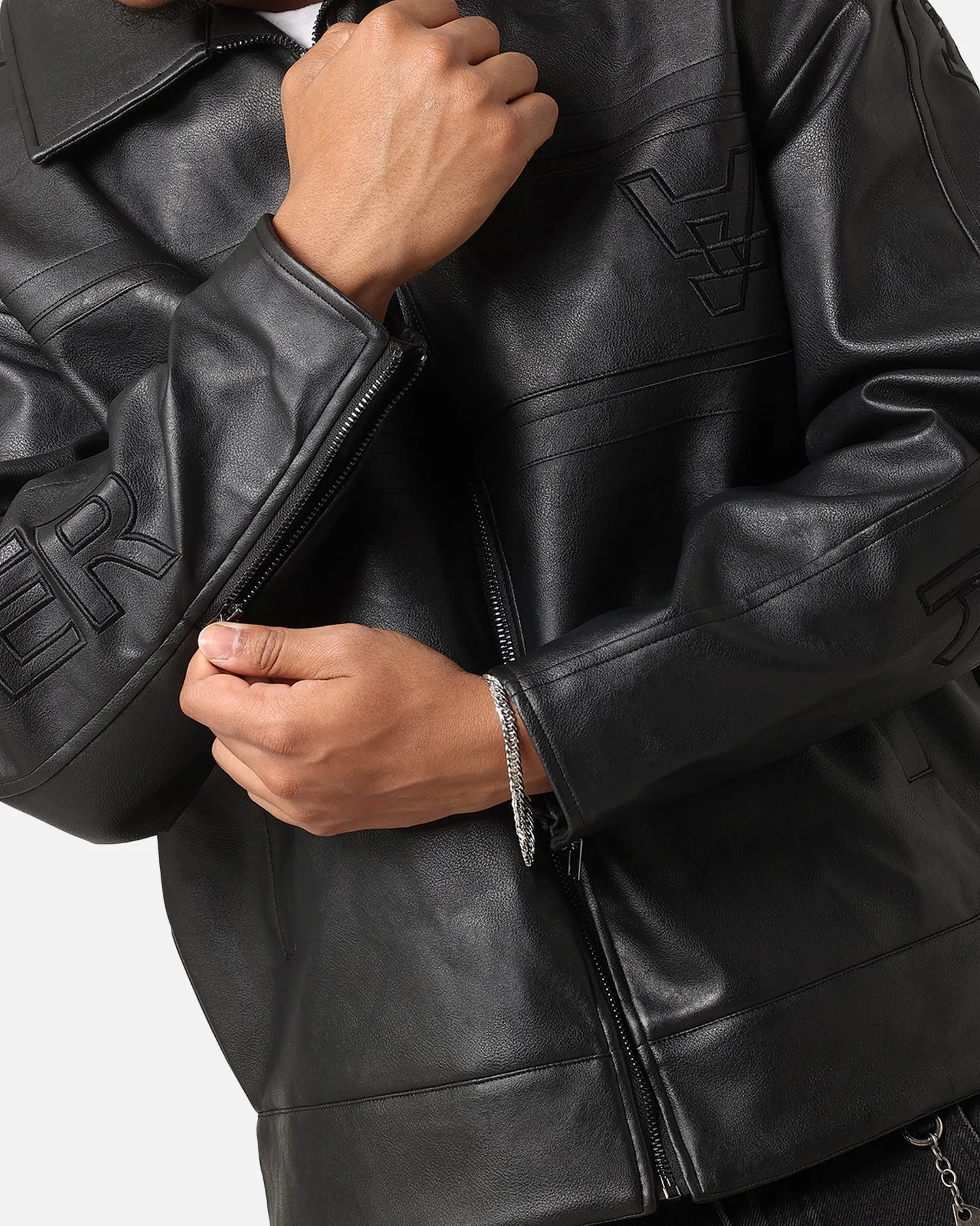 The Anti Order Oversized Motor Jacket Black